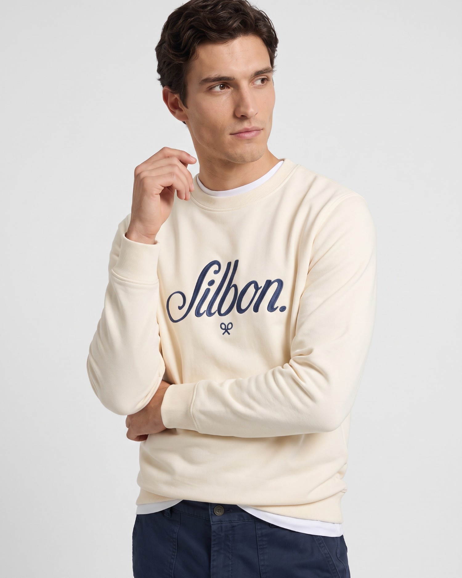 Imagem 0 de Sweatshirt Relaxed com Logo Bordado