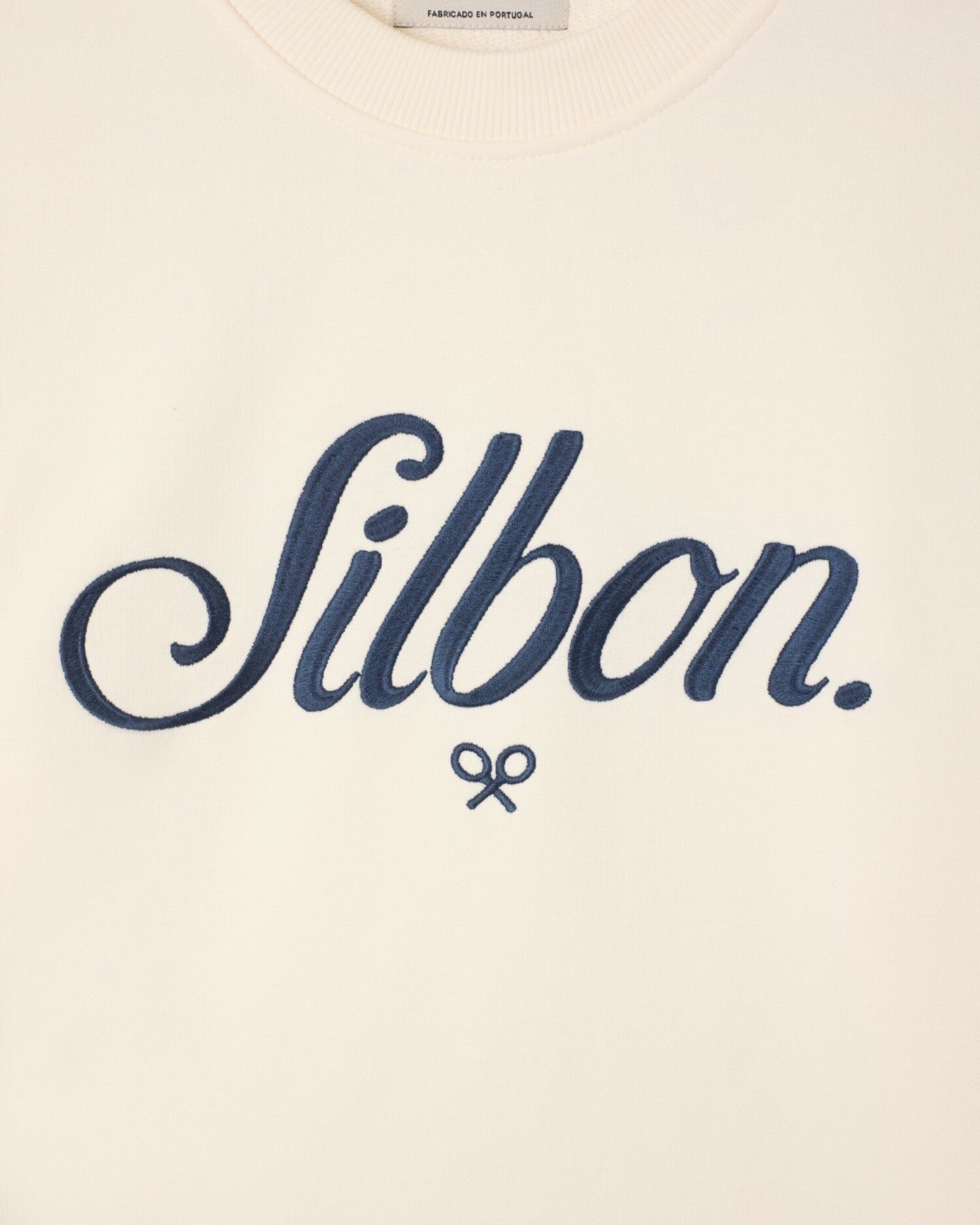 Sweatshirt Relaxed com Logo Bordado Creme-3