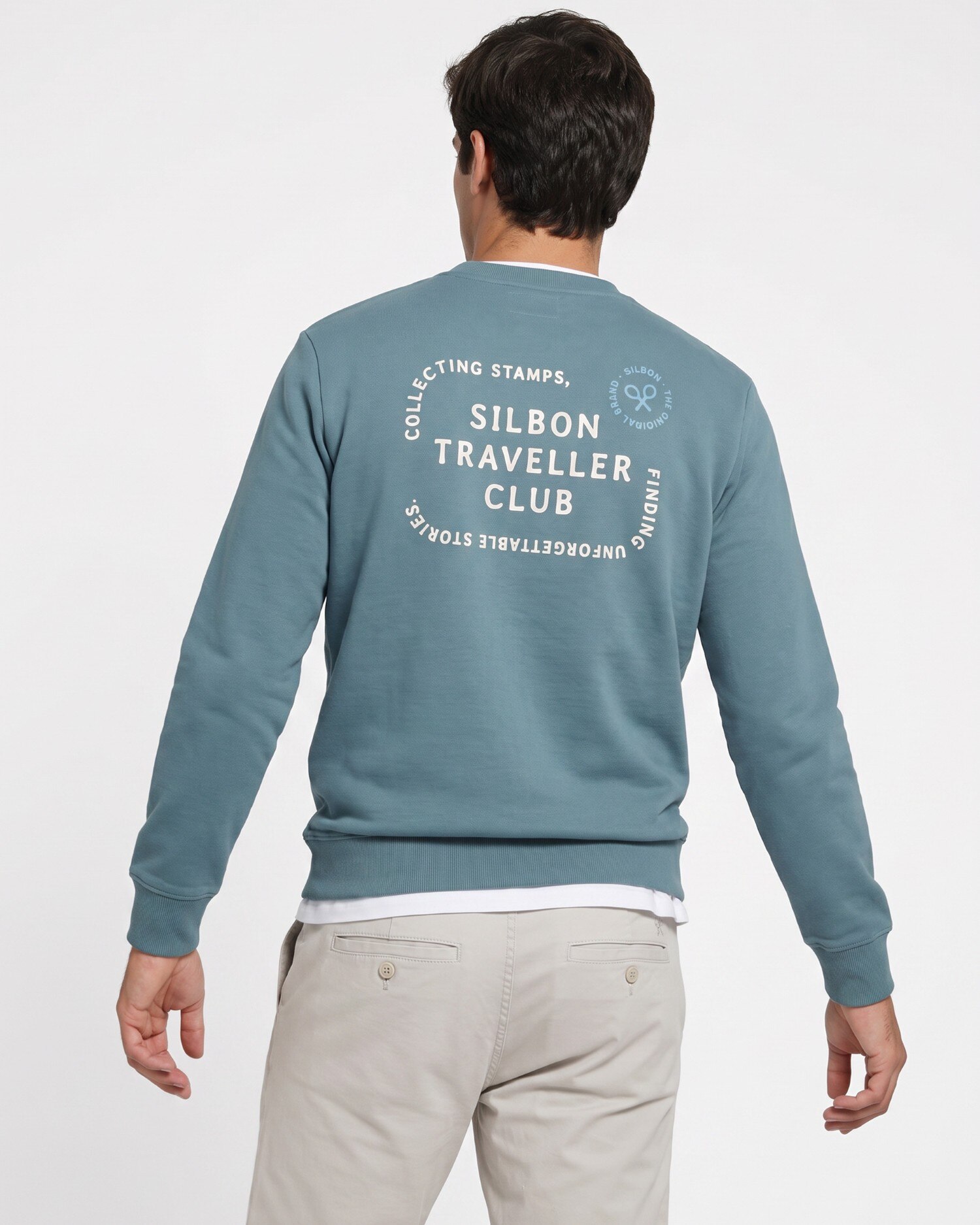 Sweatshirt Traveller Club Petróleo-2