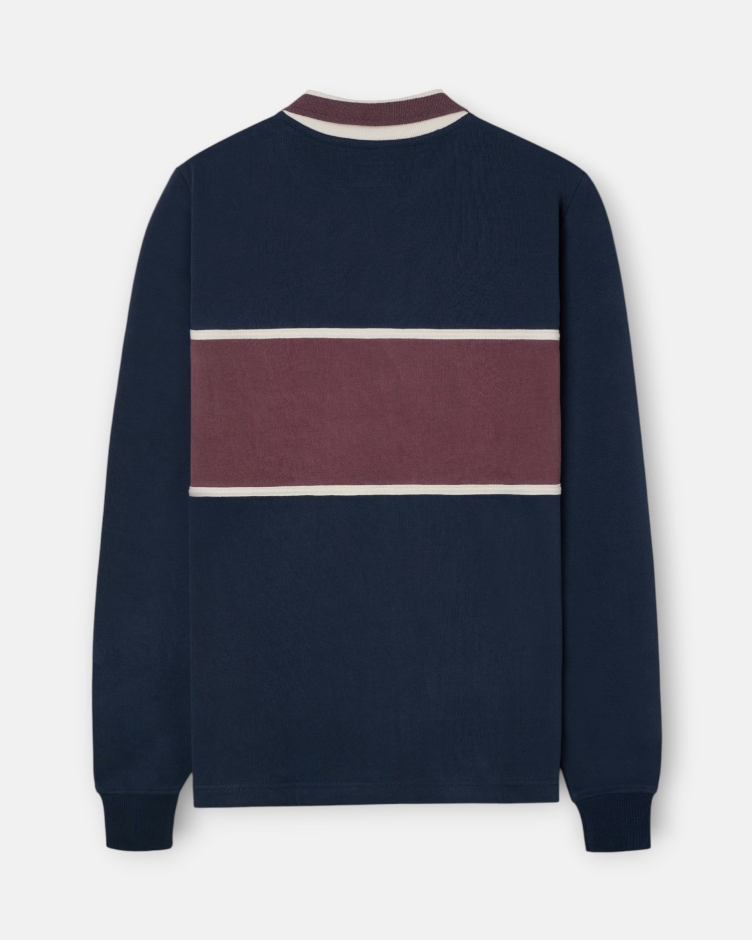 Sweatshirt Young Stories com Gola Polo Azul-marinho-3