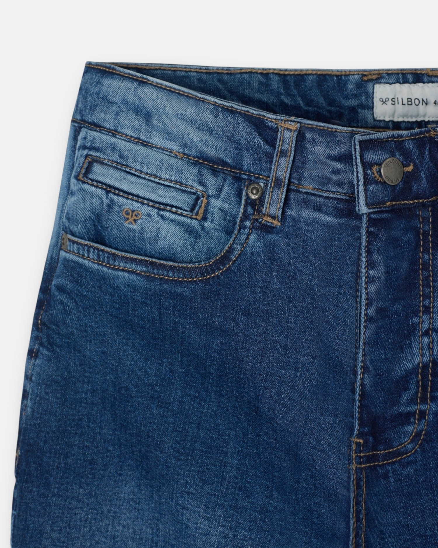 Calças Sport Denim Azul-escuro-2