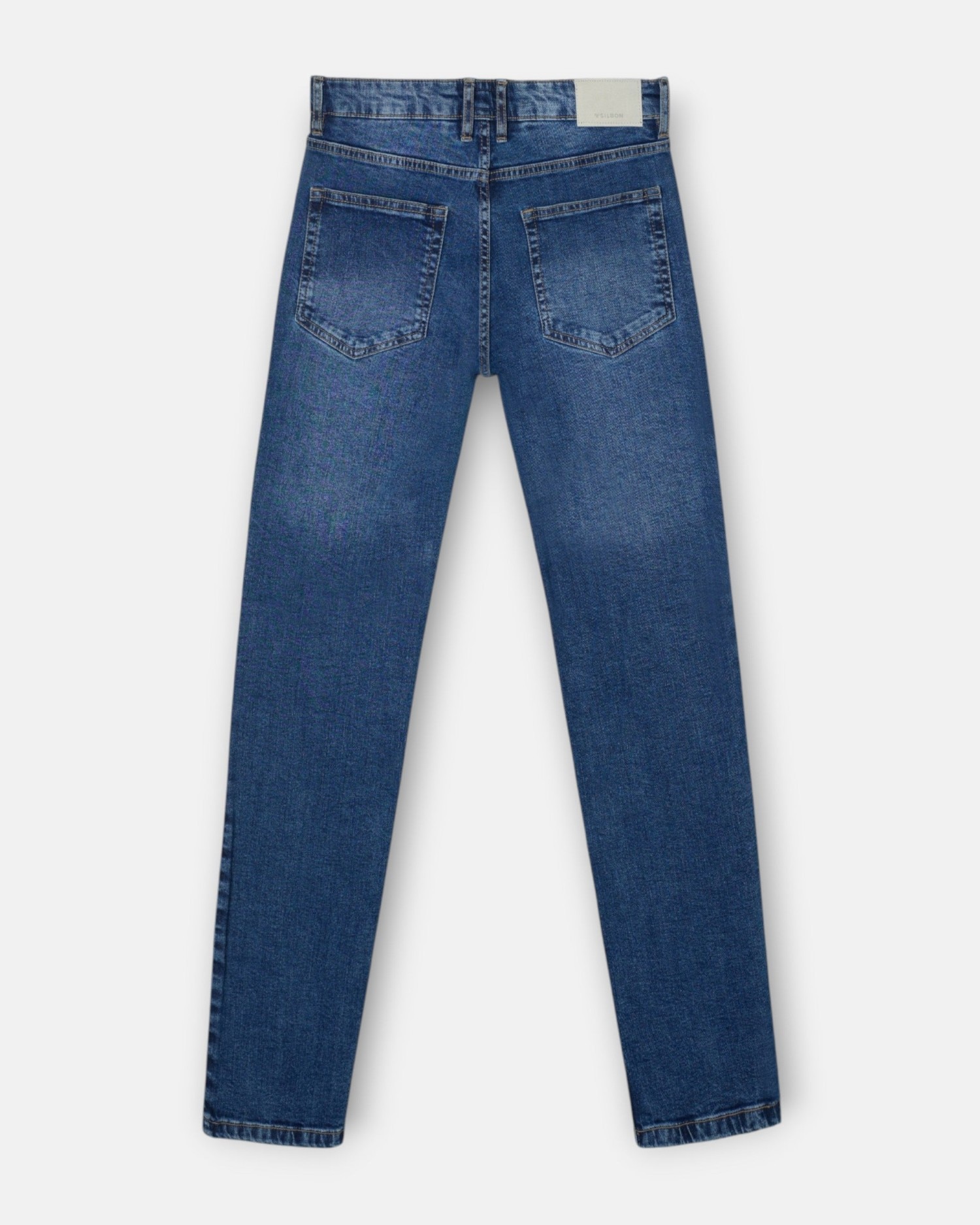 Calças Sport Denim Azul-escuro-4