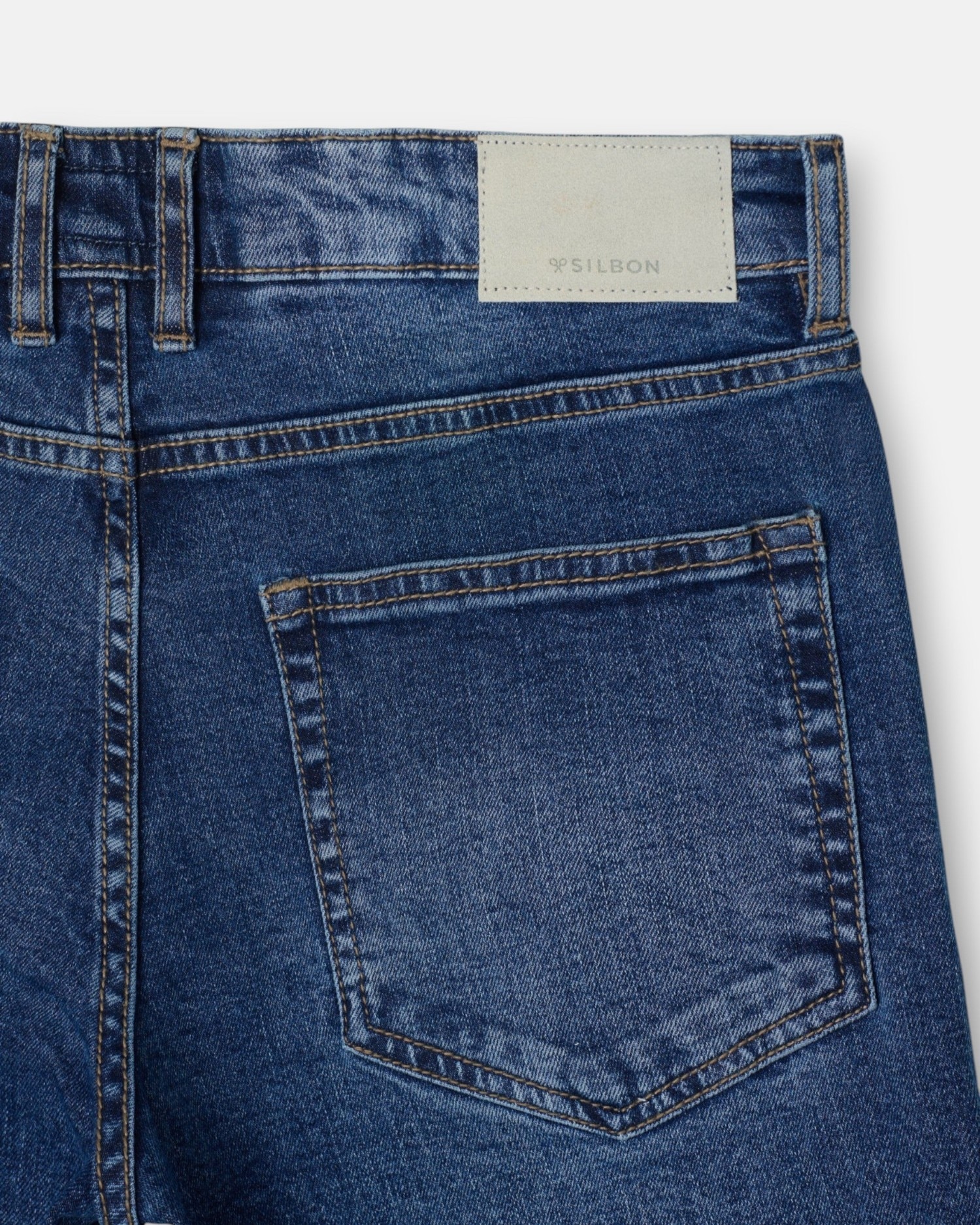 Calças Sport Denim Azul-escuro-5