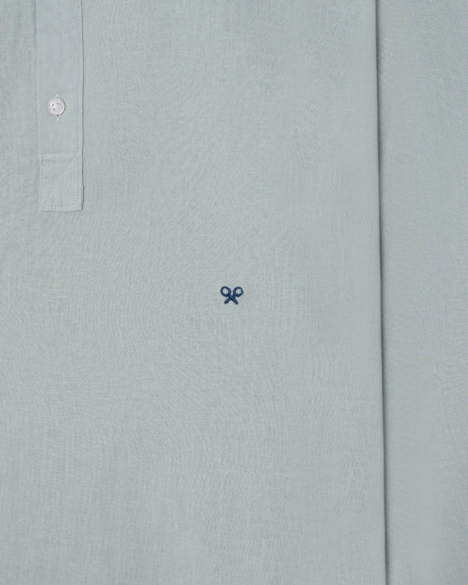 Camisa Sport de Linho Verde-claro-3