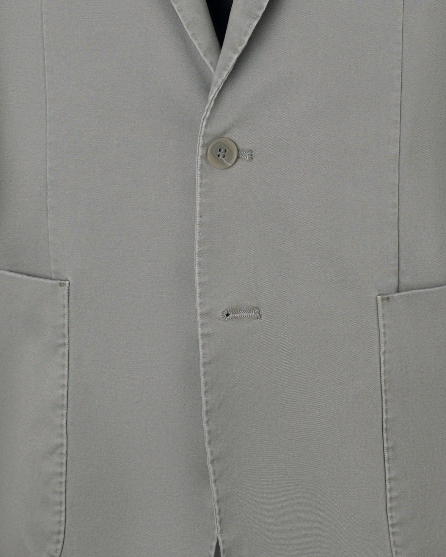 Blazer Casual de Corte a Direito Caqui-2