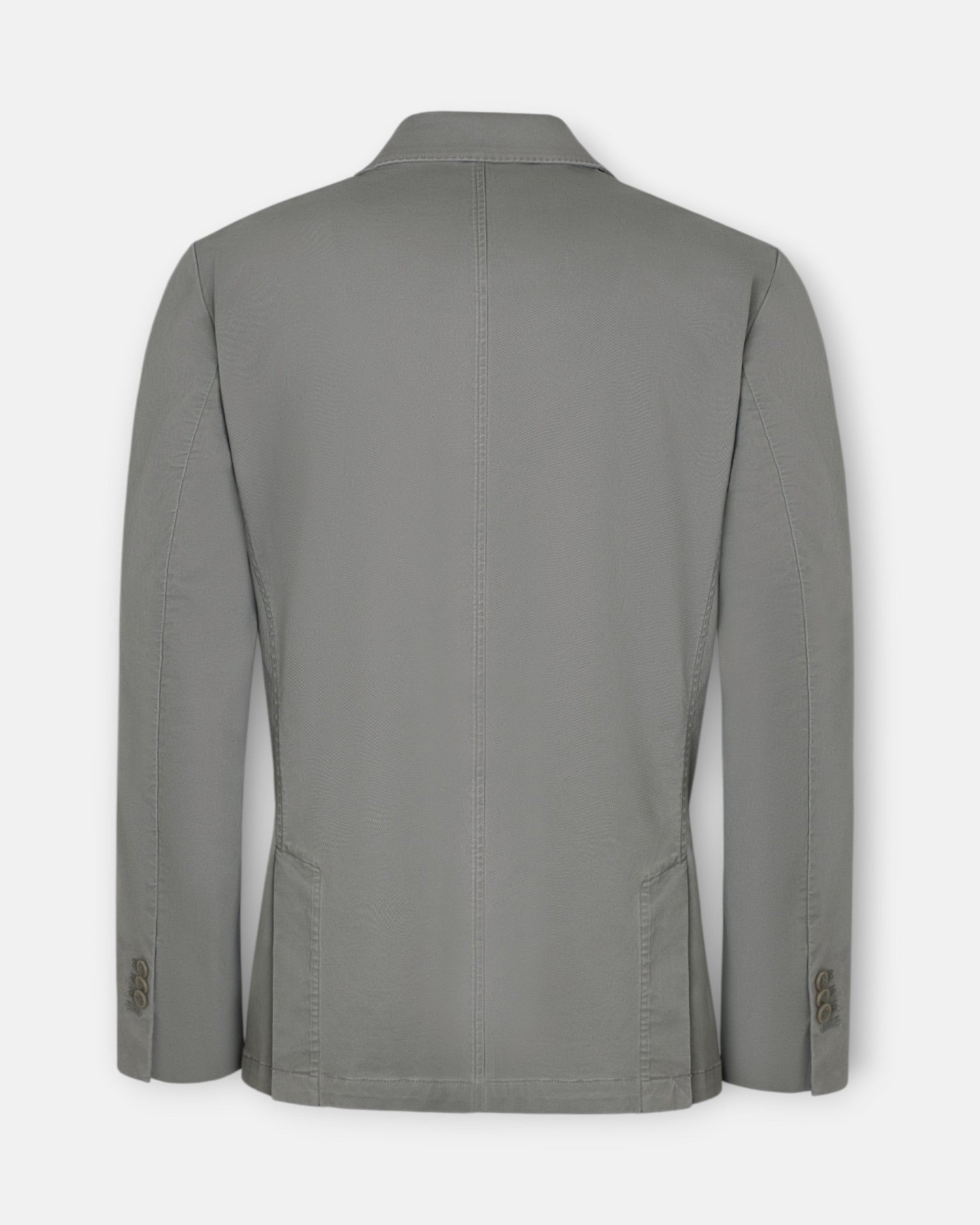 Blazer Casual de Corte a Direito Caqui-4