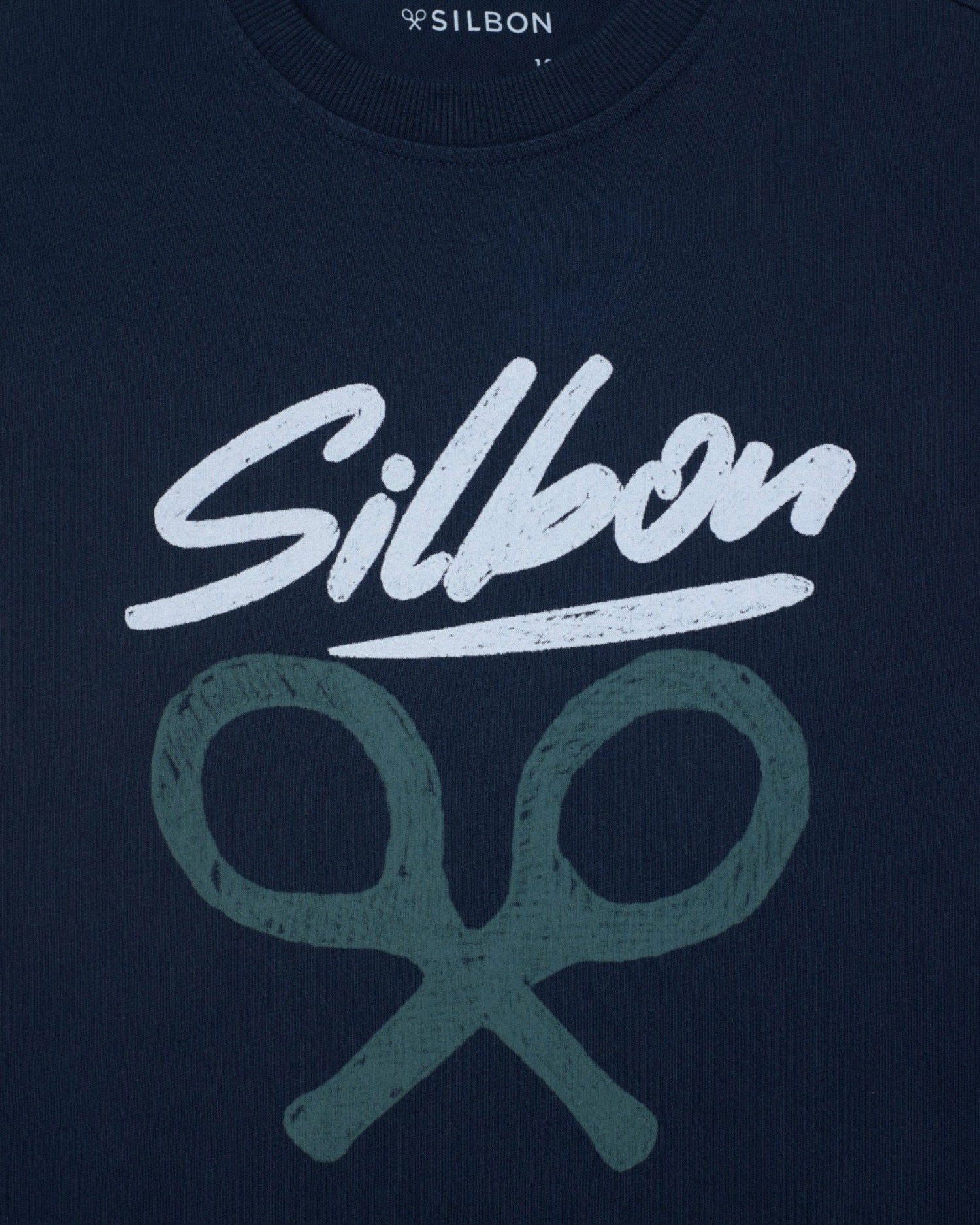 T-shirt Infantil Silbon com Desenho Azul-marinho-2