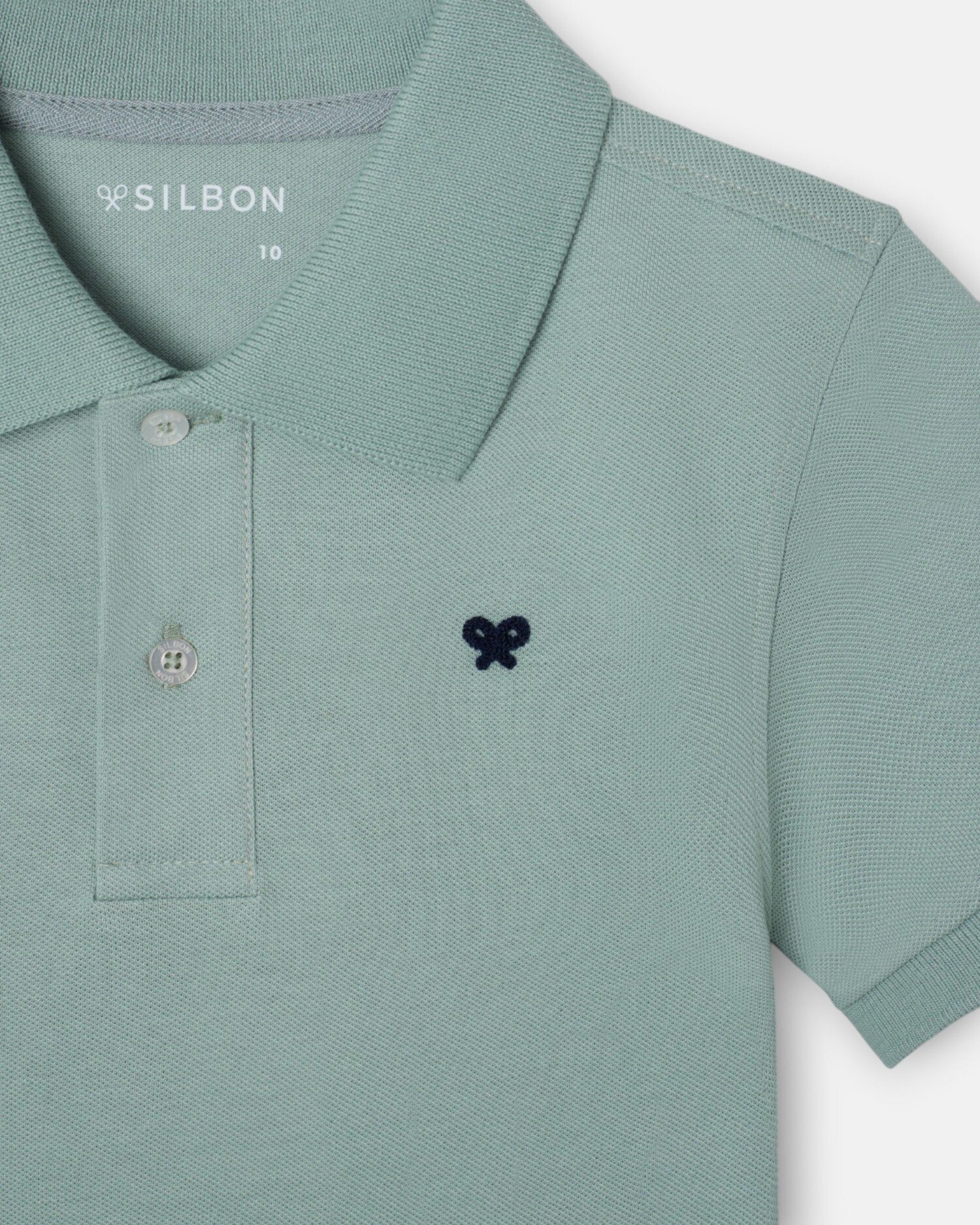 Polo Infantil Raquete Silbon Verde-claro-2