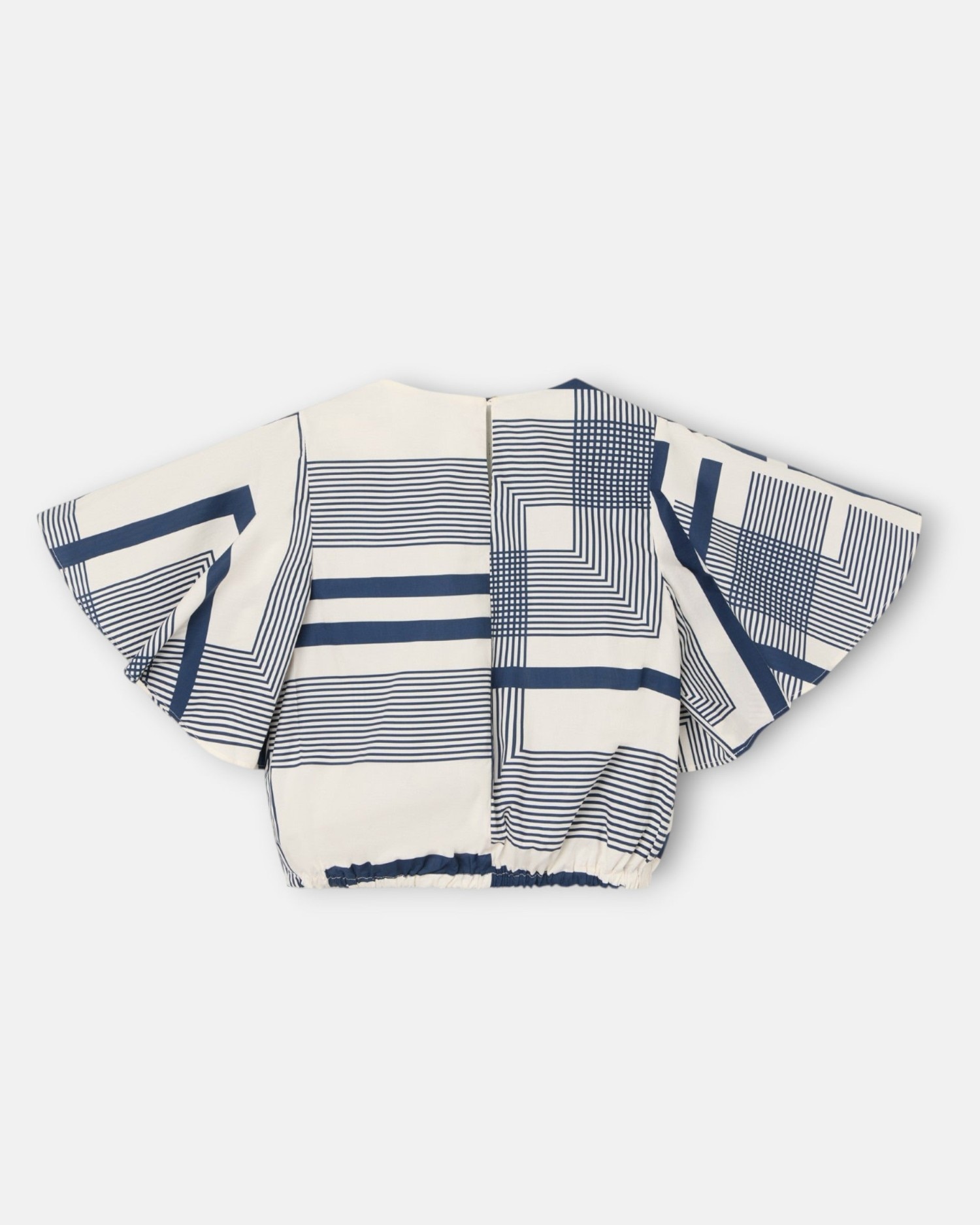 Blusa Unique com Estampado Azul Azul-5