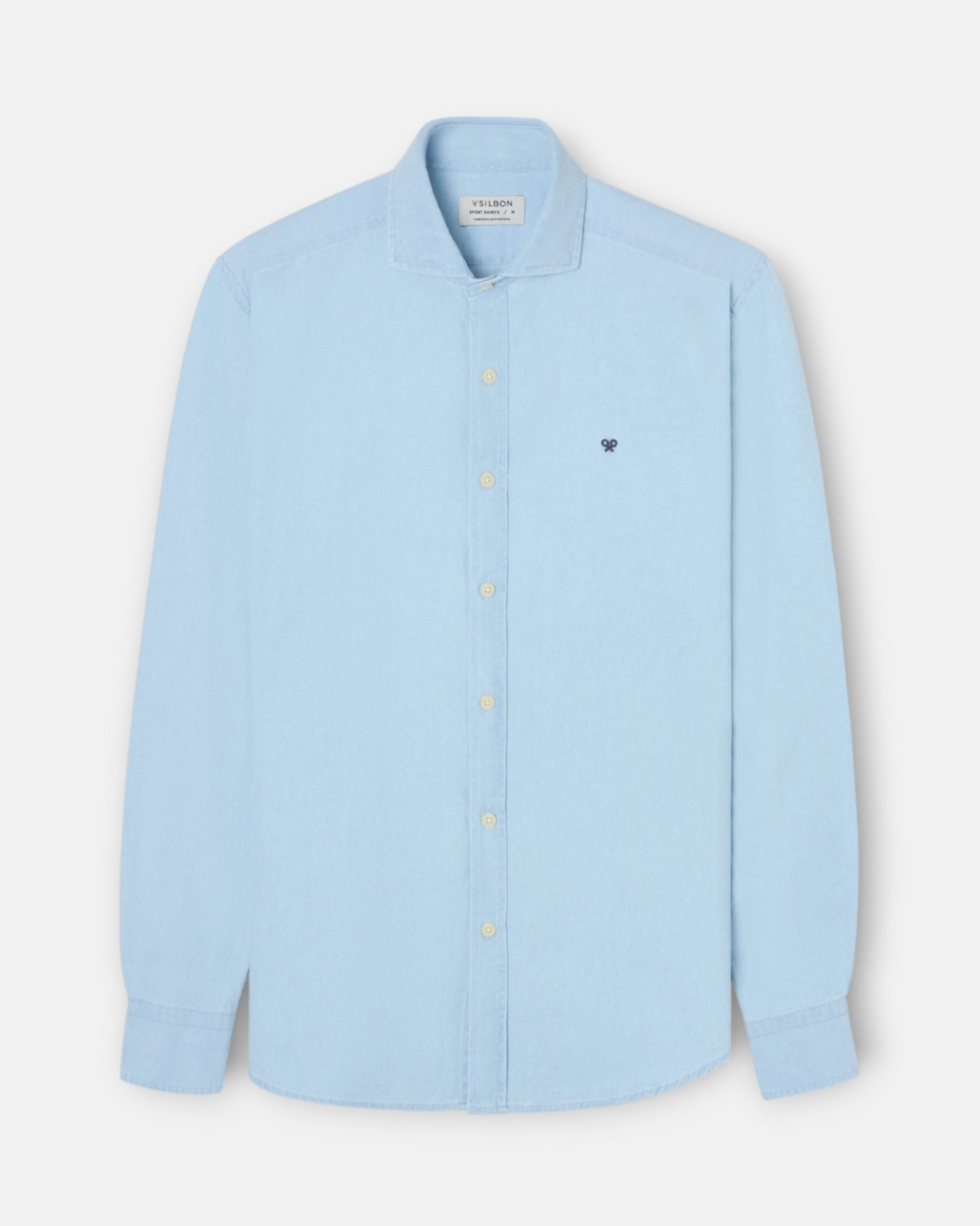 Imagem 0 de Camisa Sport Denim com Gola Cutaway