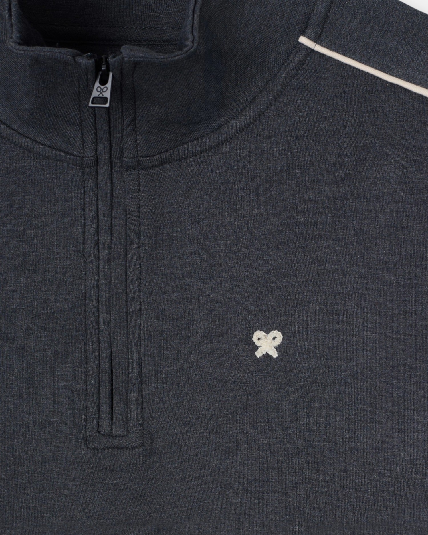 Sweatshirt Sb de Fecho Zip Médio Cinzento-escuro-2