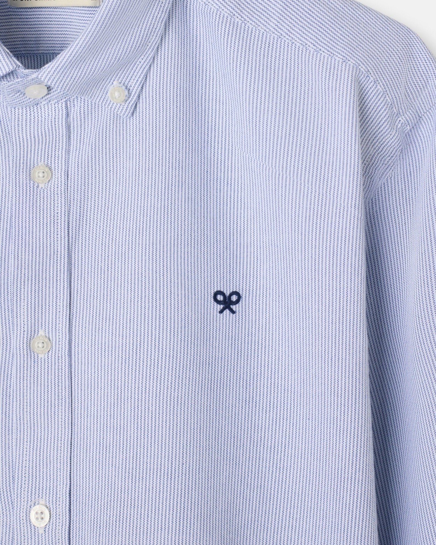 Camisa Oxford de Mil Riscas Azul-marinho-2