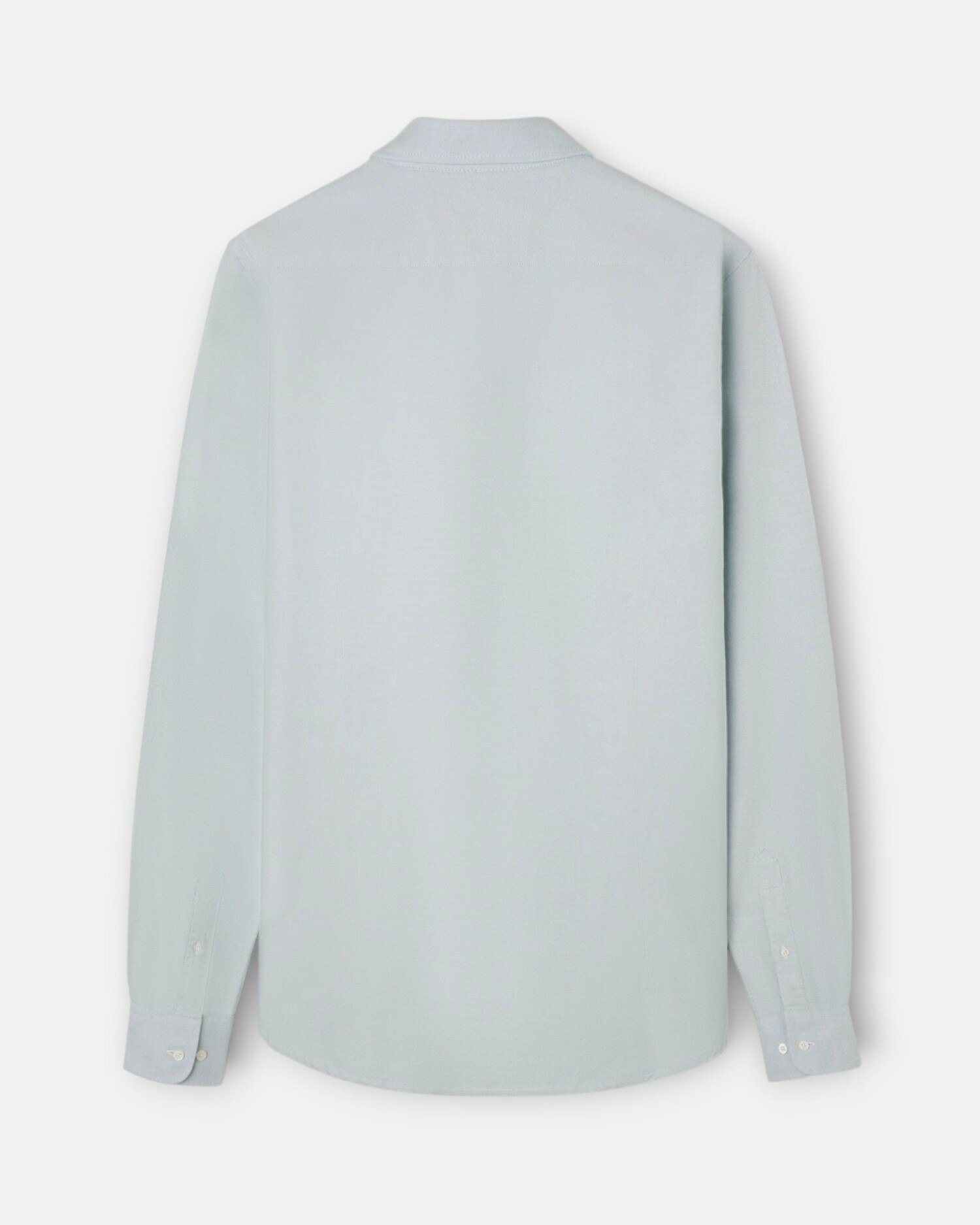 Camisa Oxford com Gola Buttondown Verde-3