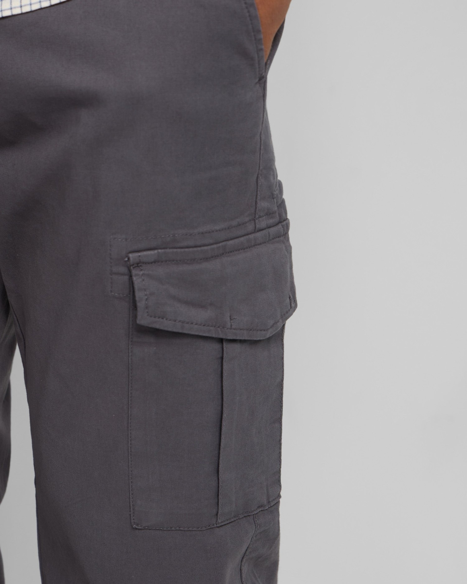Calças Sport Jogger Cargo Cinzento-escuro-3