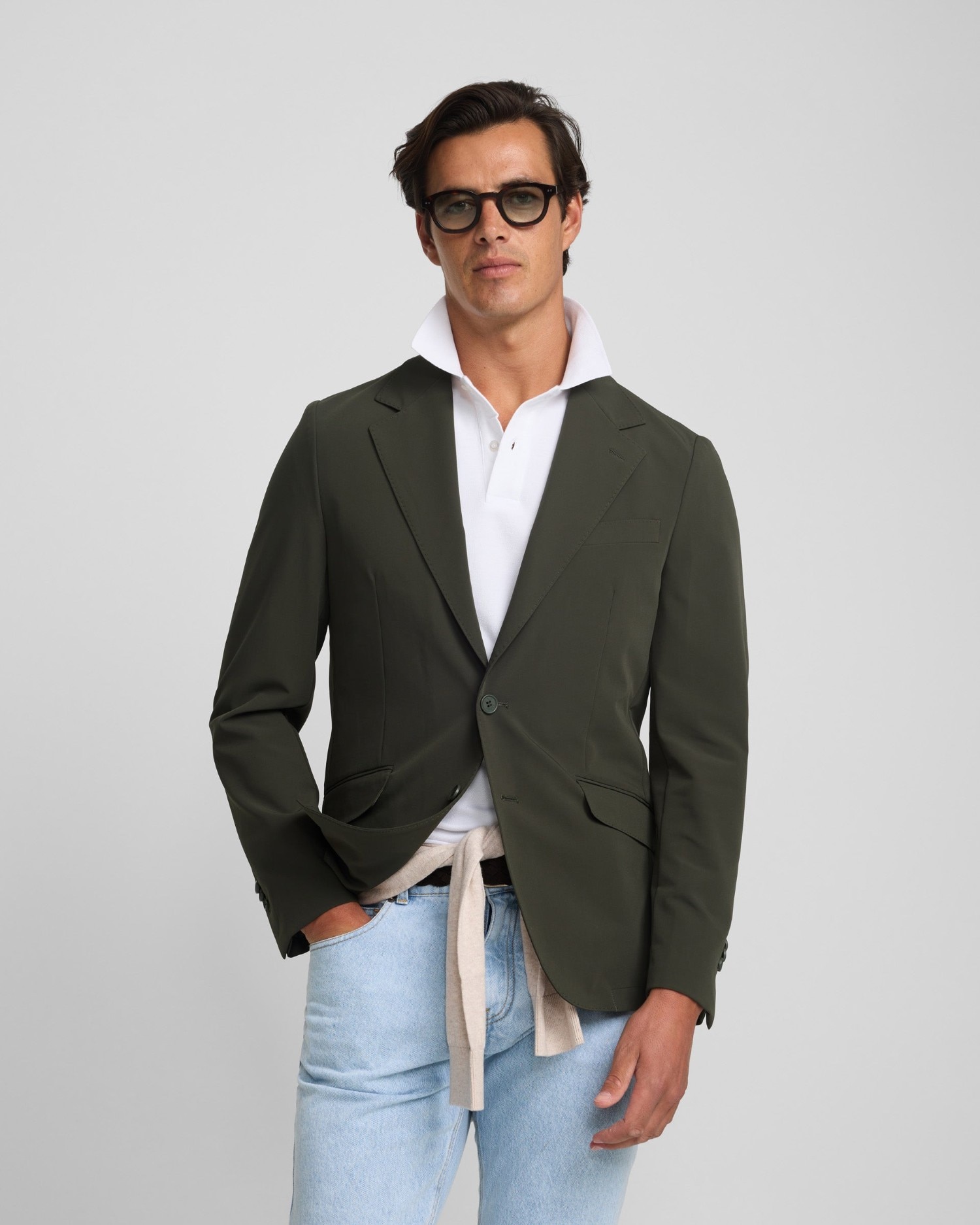 Blazer Técnica Verde-3
