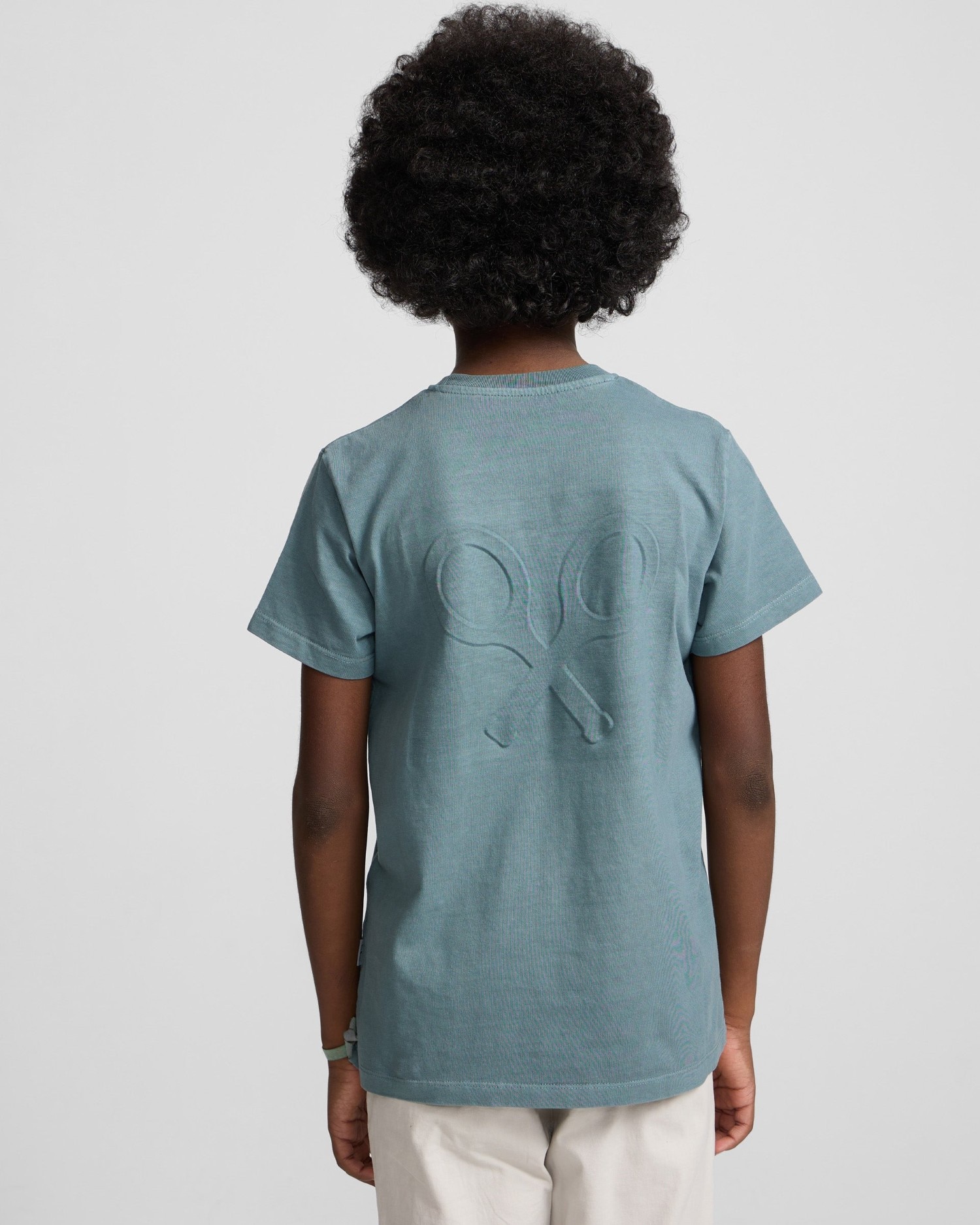 T-shirt Infantil Garment Dye Verde-2