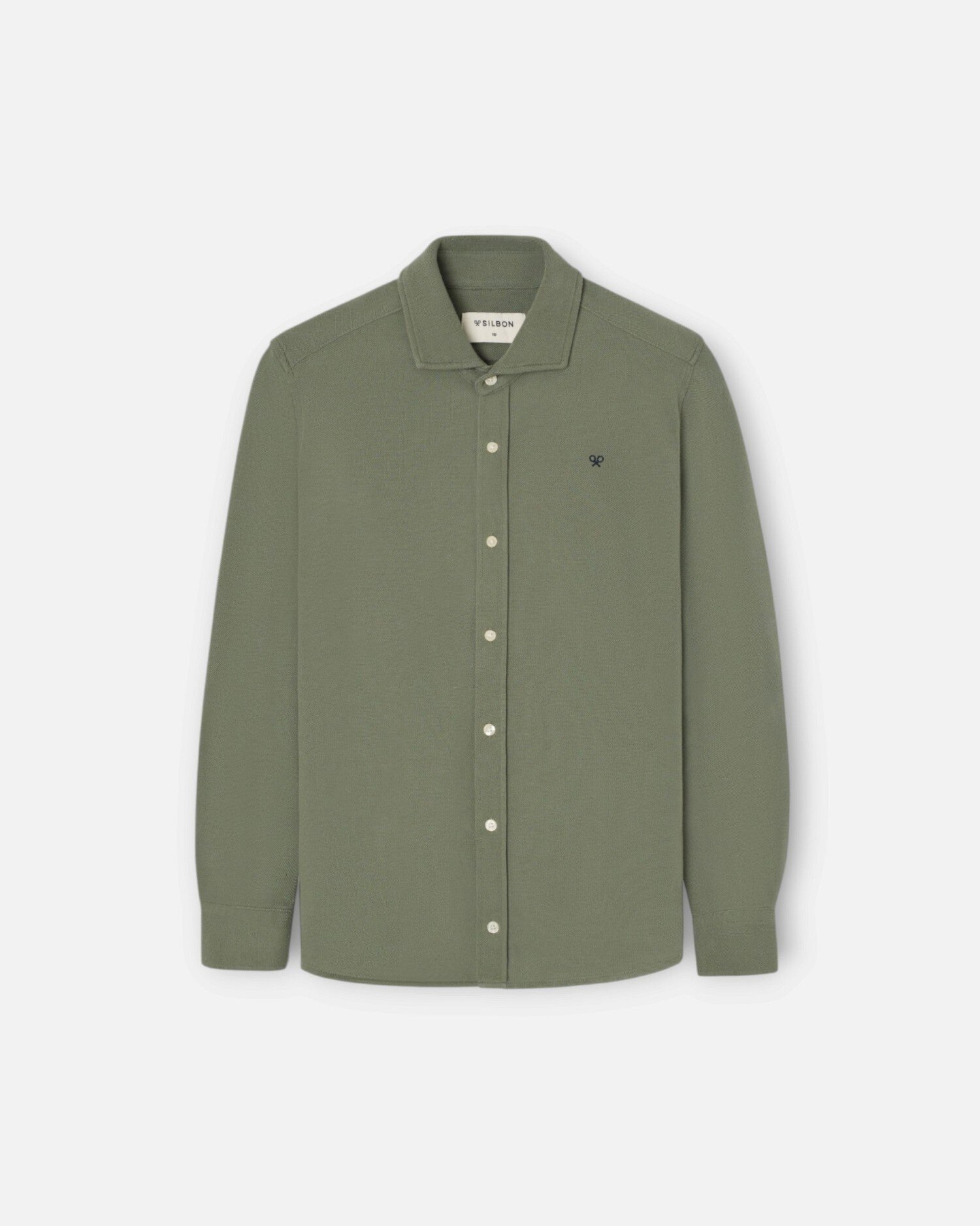 Camisa Sport Infantil de Piqué Verde-claro-4
