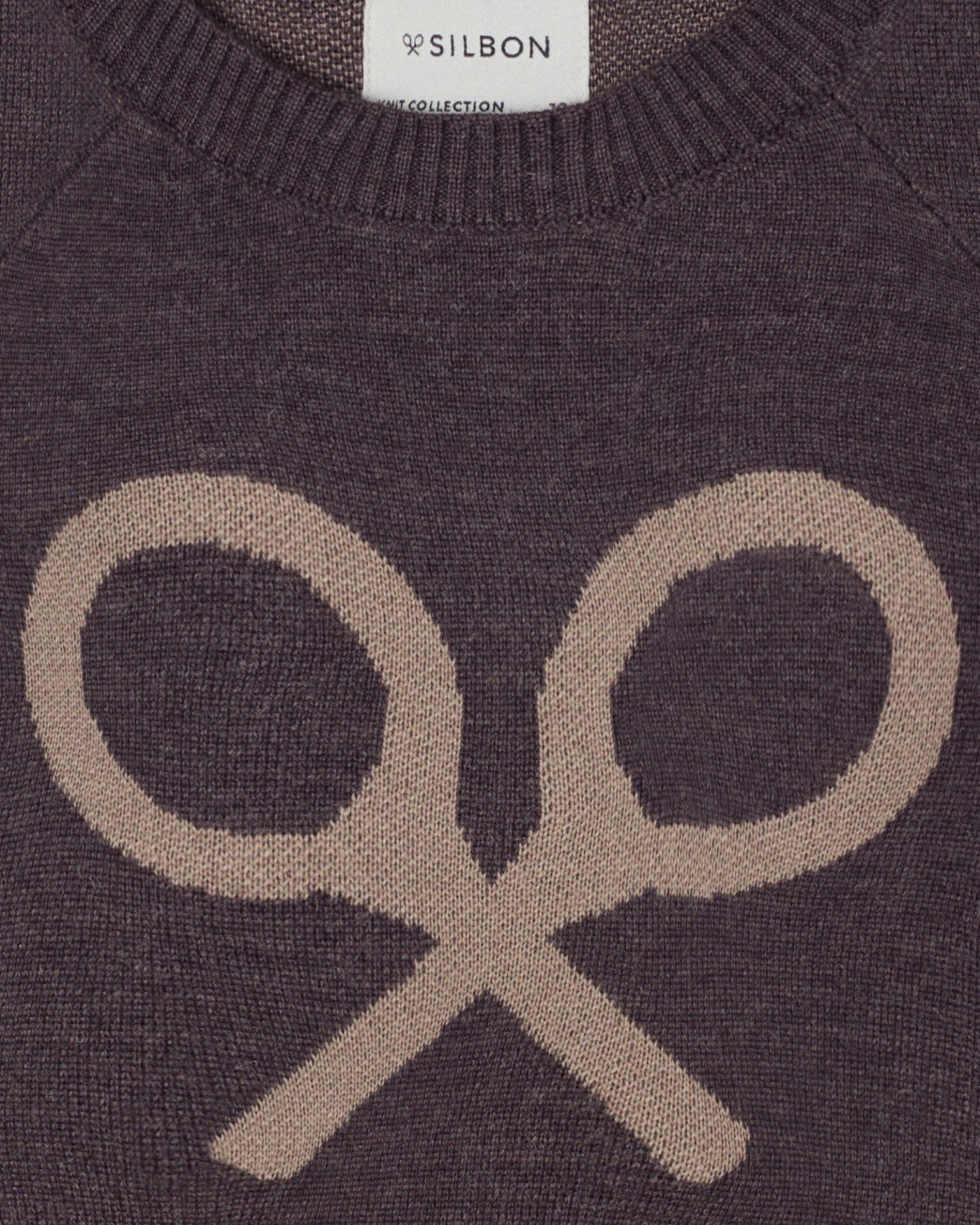 Camisola Infantil com Raquetes Frontais Castanho-claro-2