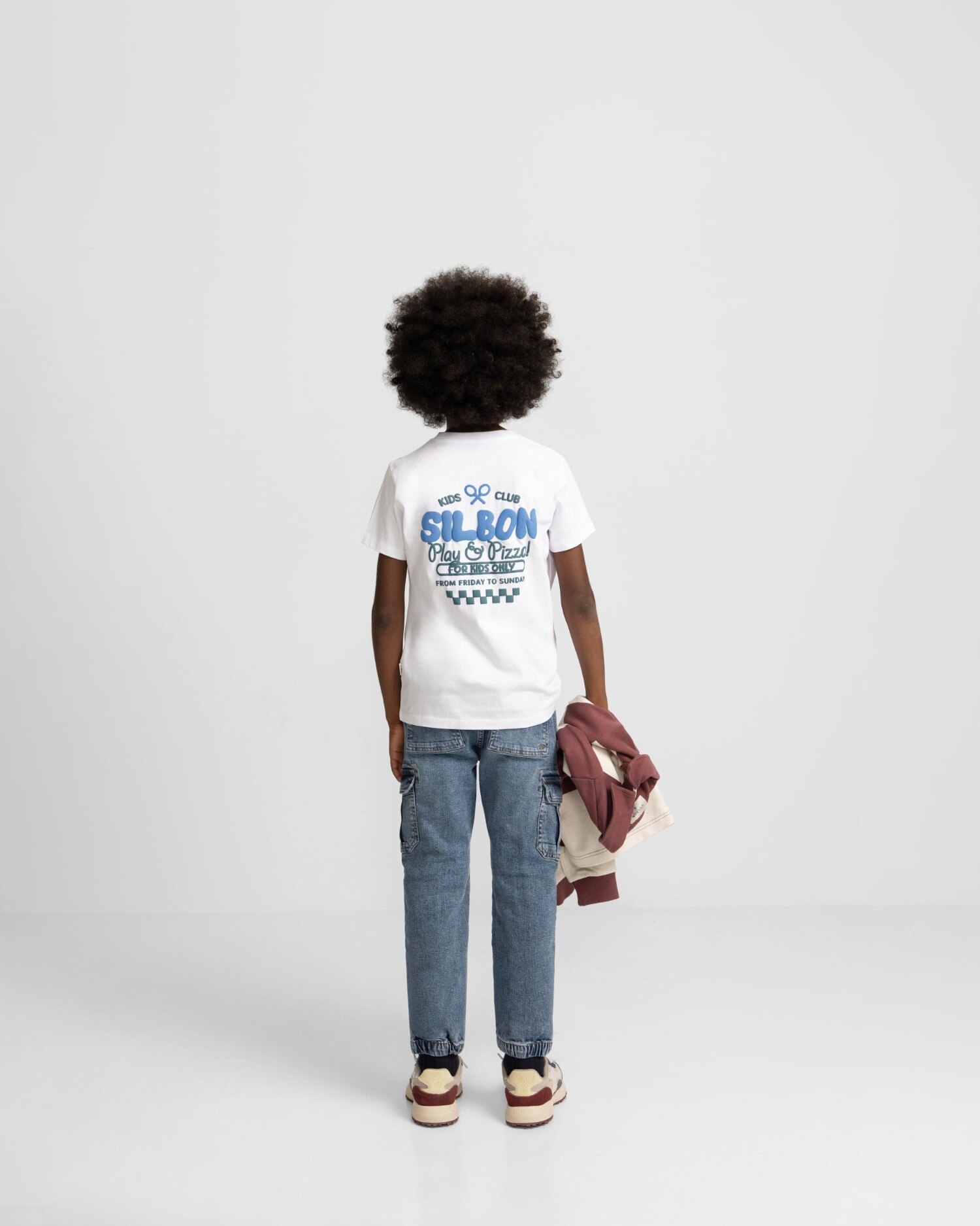 Calças Sport Infantil Jogger Denim Azul denim-2