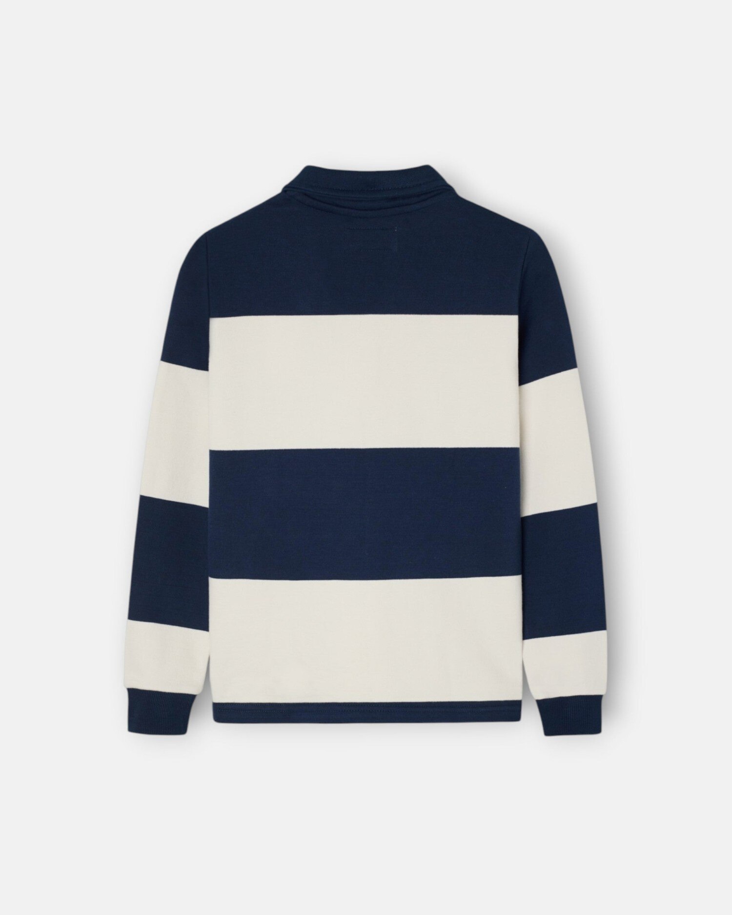 Sweatshirt Infantil de Gola Polo Às Riscas Smile Azul-marinho-3