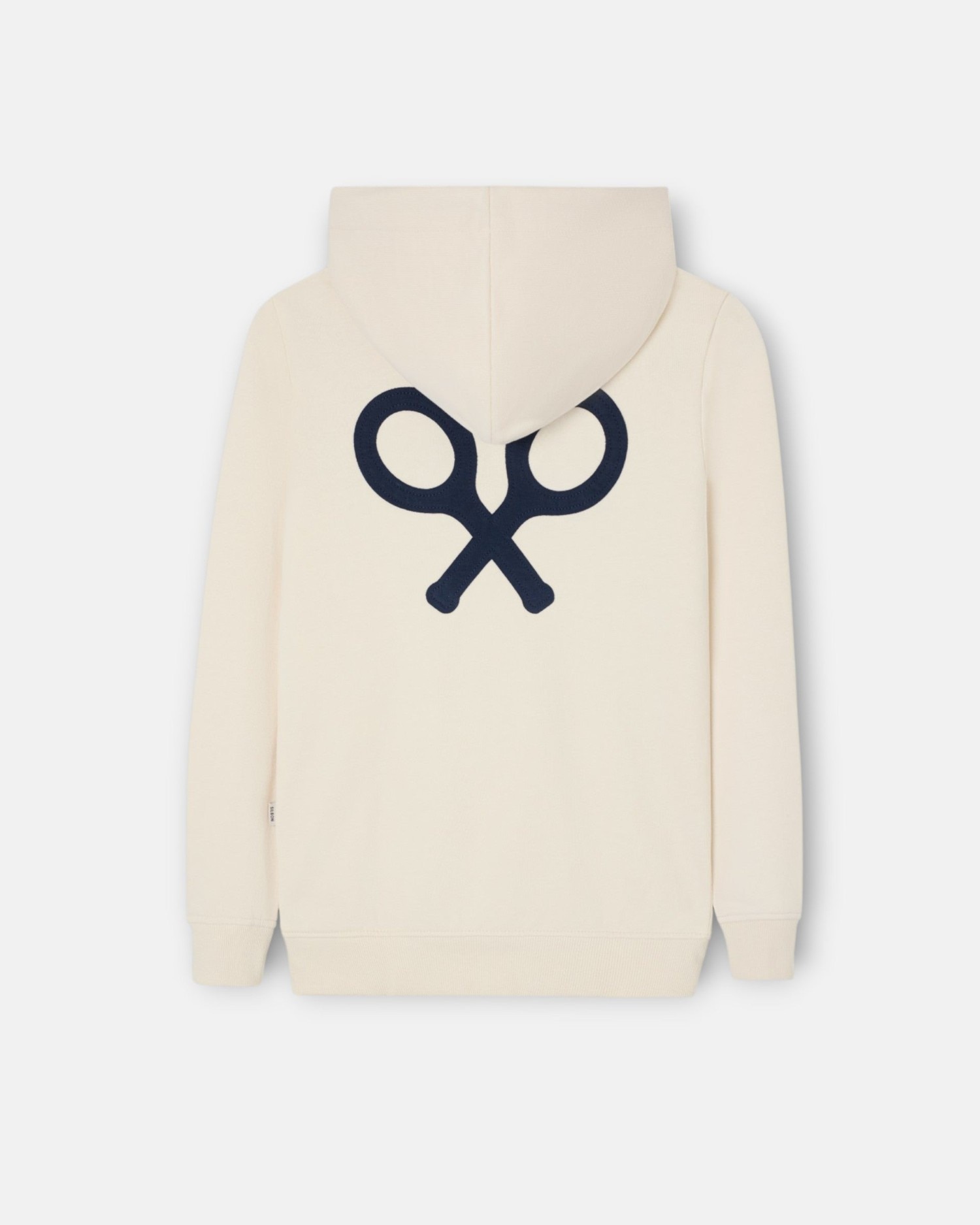 Sweatshirt Infantil com Capuz e Patch em Contraste Creme-4