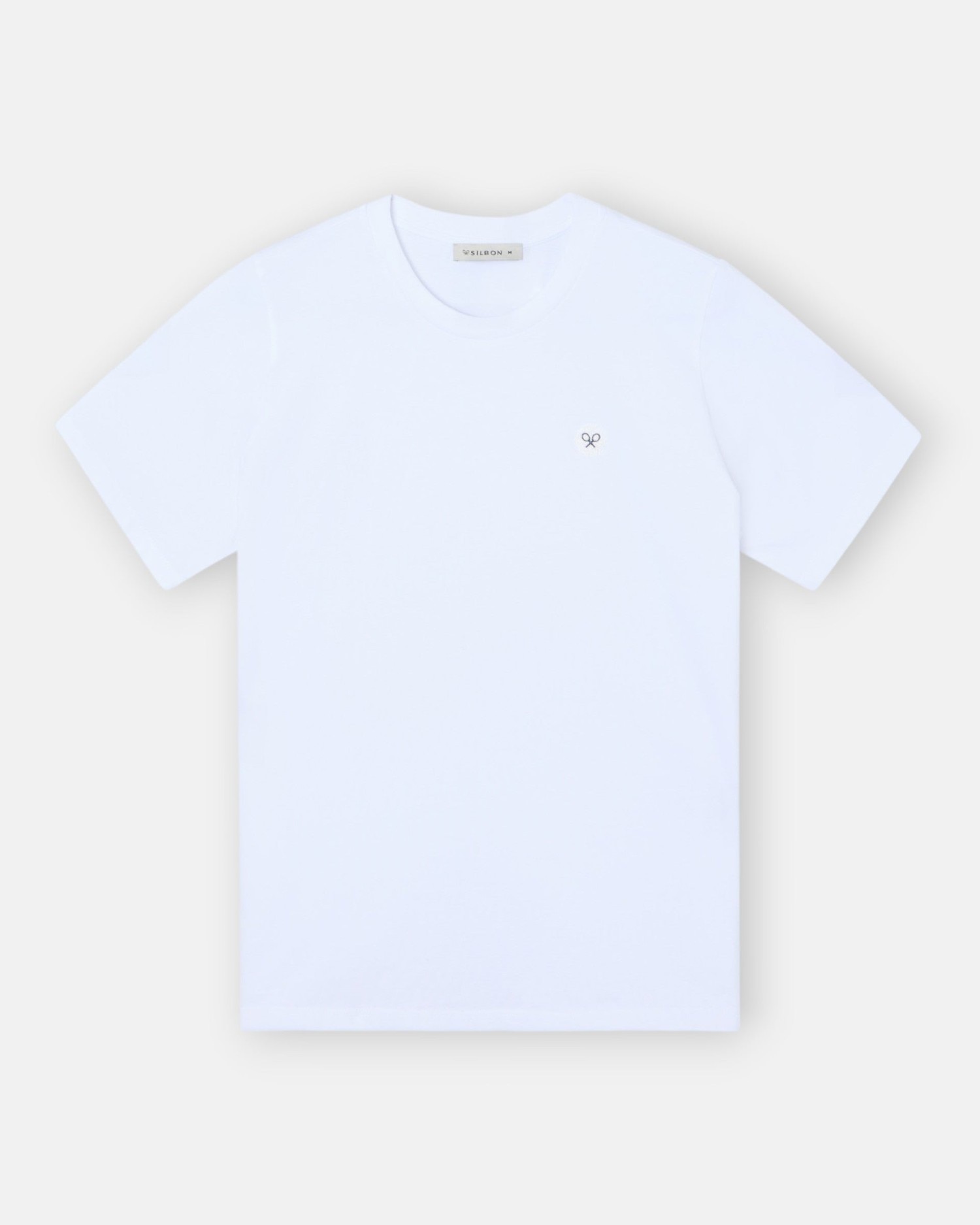 T-shirt Branca com Aplicação de Cristal Branco-4