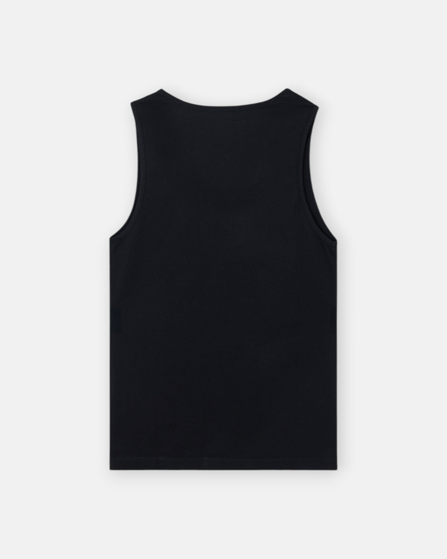 T-shirt Tank Preta com Aplicação de Pérola Preto-5