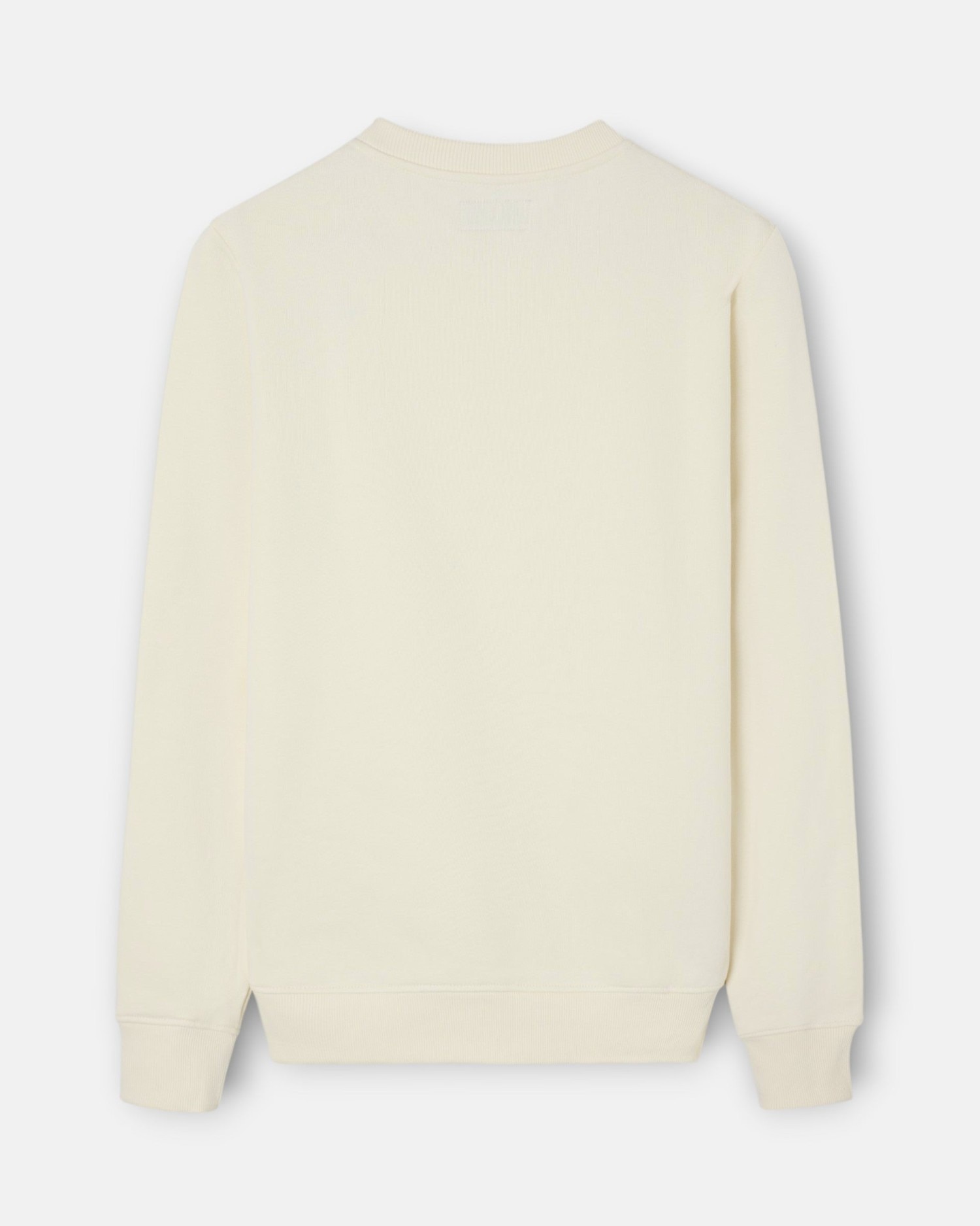 Sweatshirt com Raquetes em Relevo Creme-3