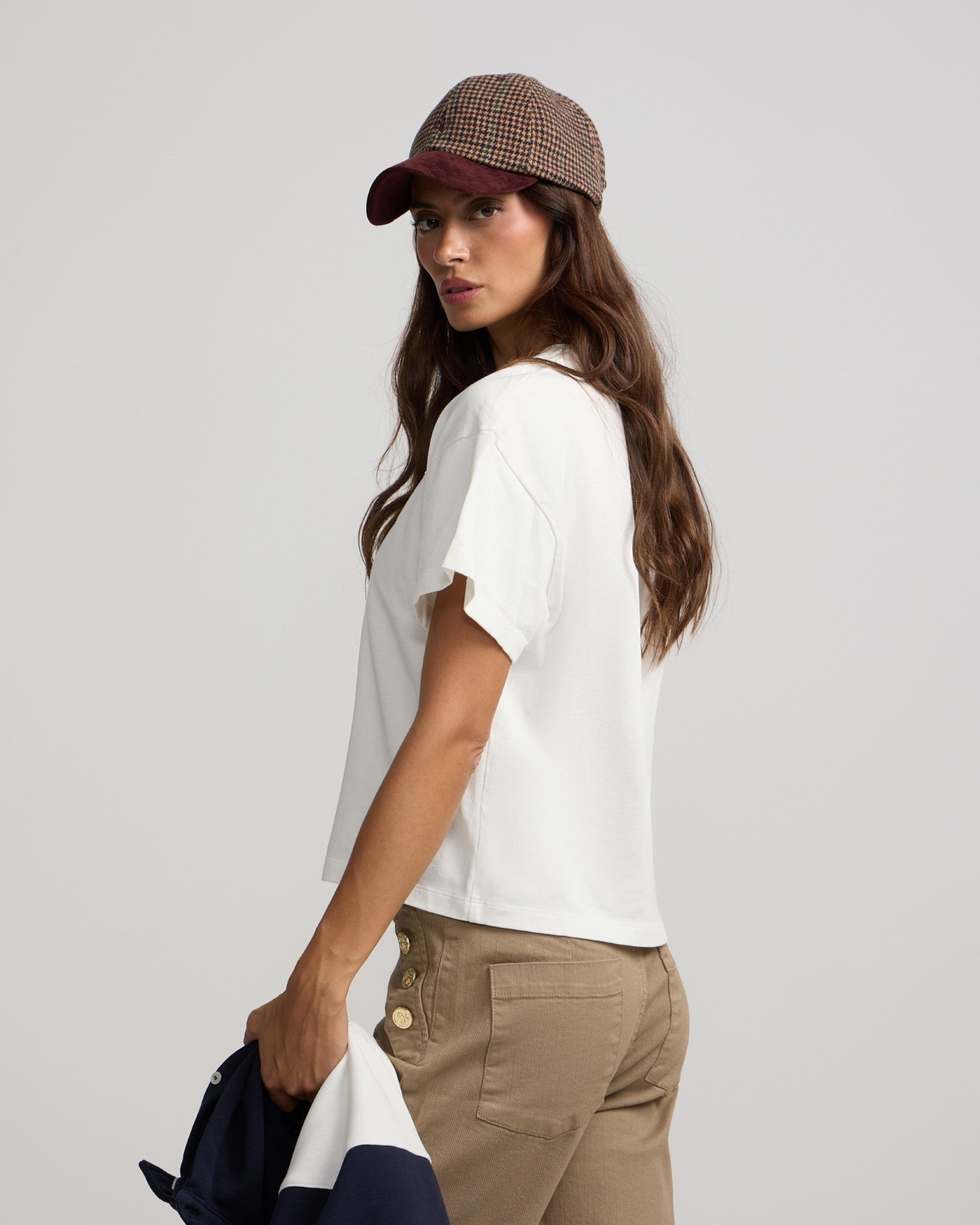 T-shirt Woman Patch Silbon Branco-2