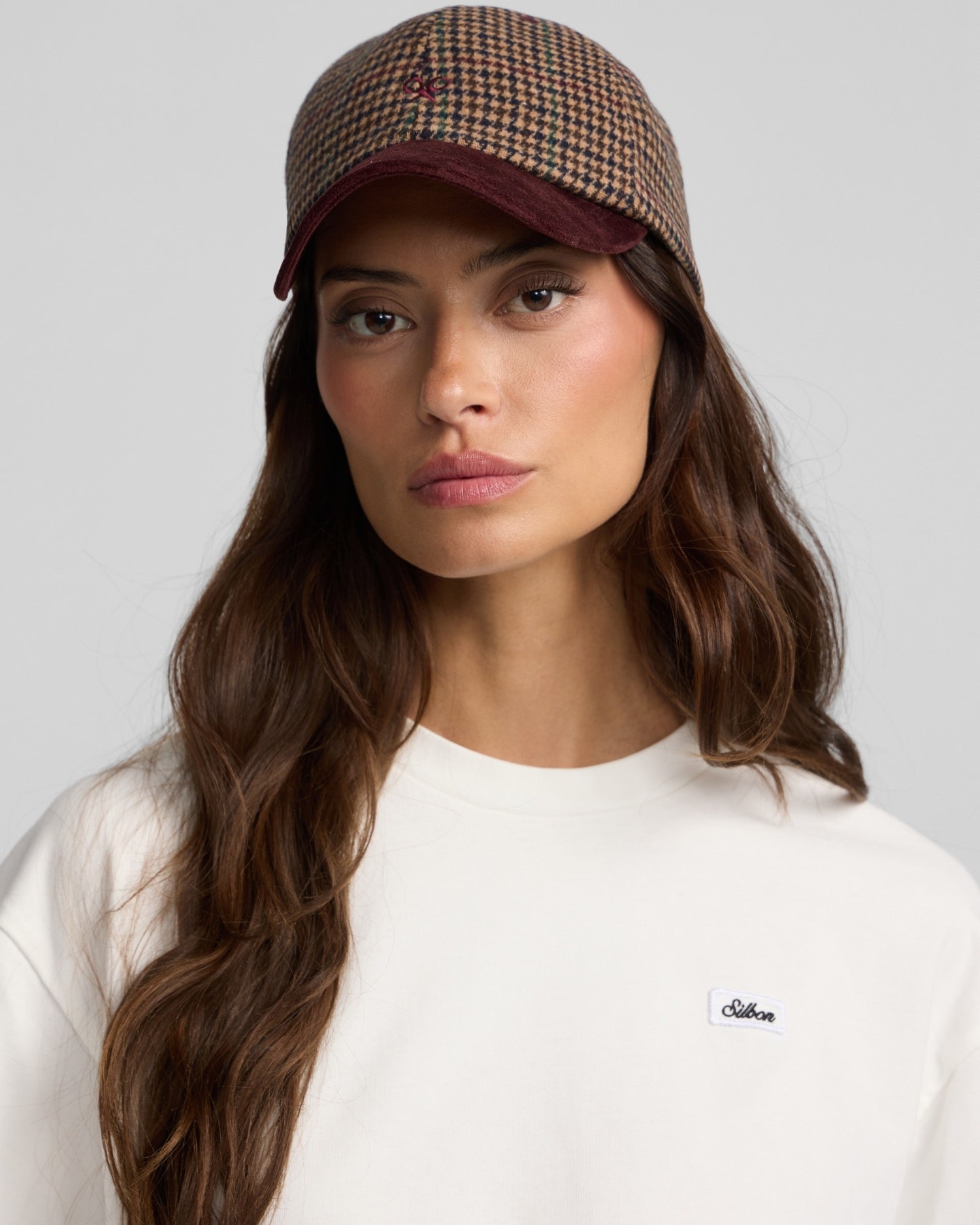 T-shirt Woman Patch Silbon Branco-3