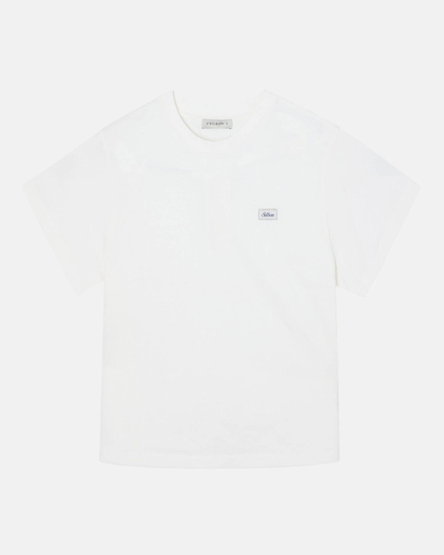 T-shirt Woman Patch Silbon Branco-4