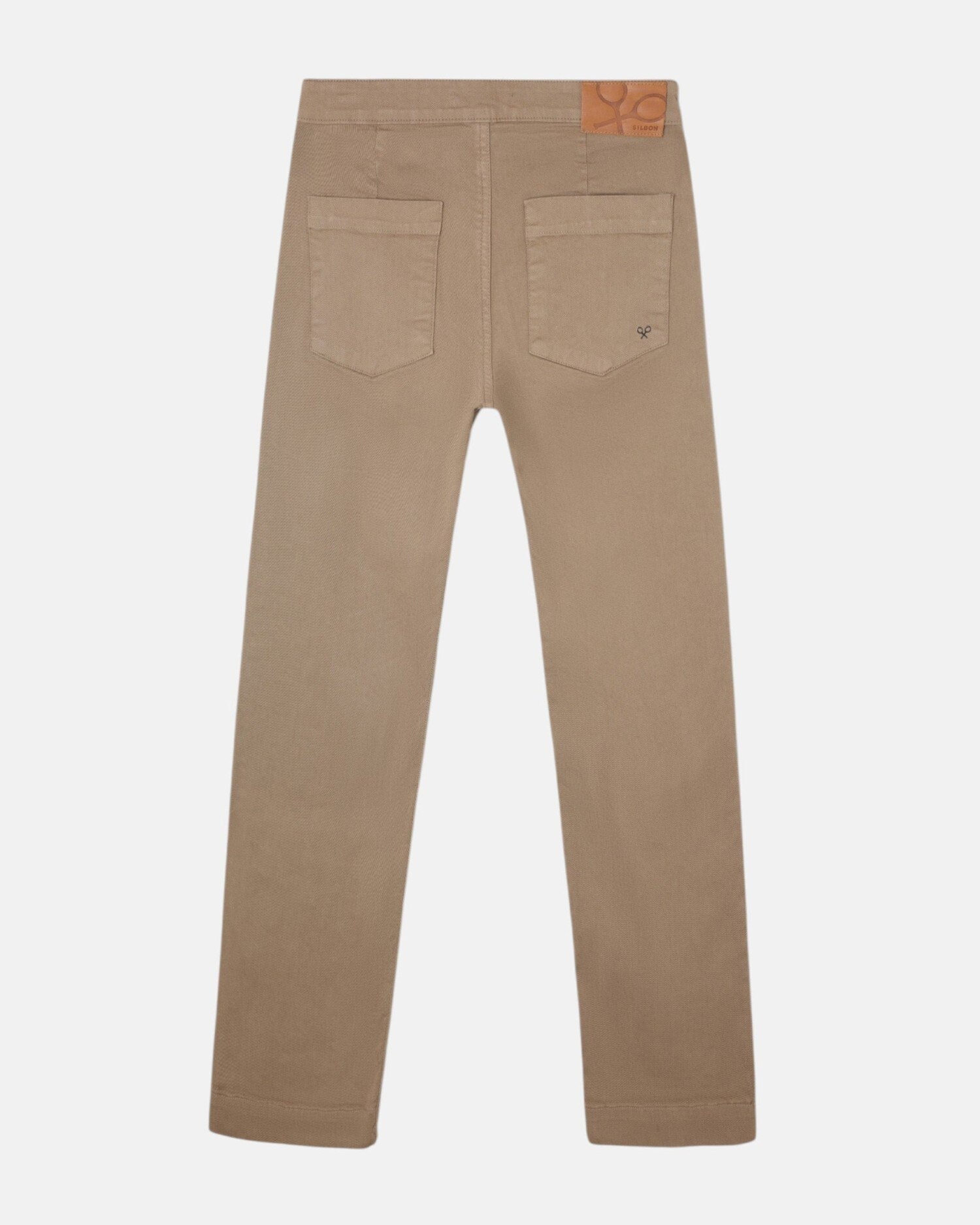 Calças Culotte Marinheiro Denim em Areia Azul denim-5