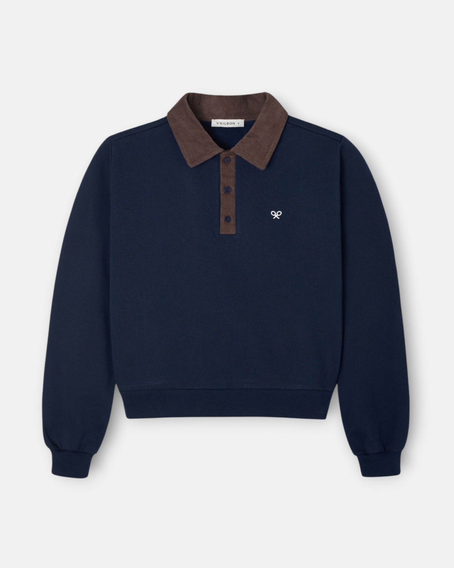 Imagem 0 de Sweatshirt Woman Gola Polo Pana Azul-marinho