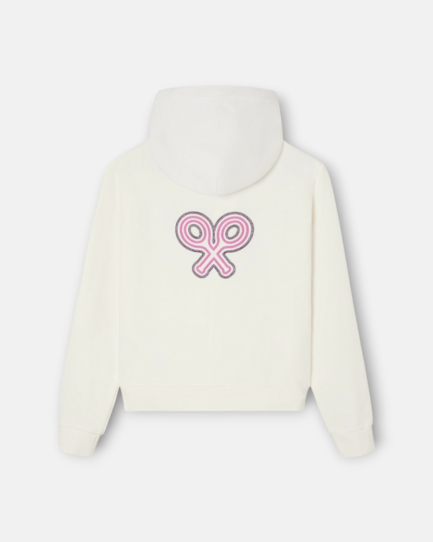Sweatshirt Capuz Lenço Cru Bege-3