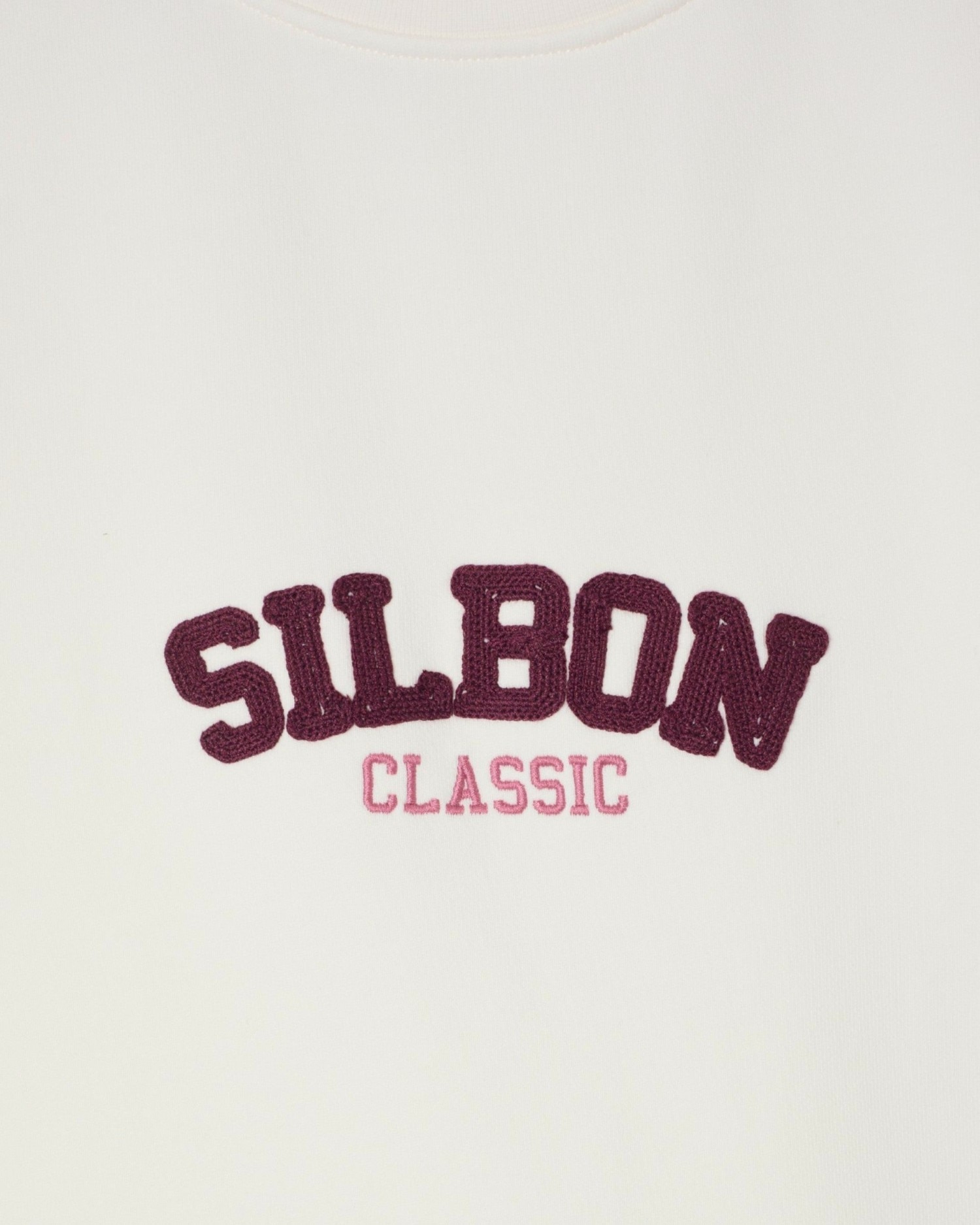 Sweatshirt Silbon Classic Cru Bege-2