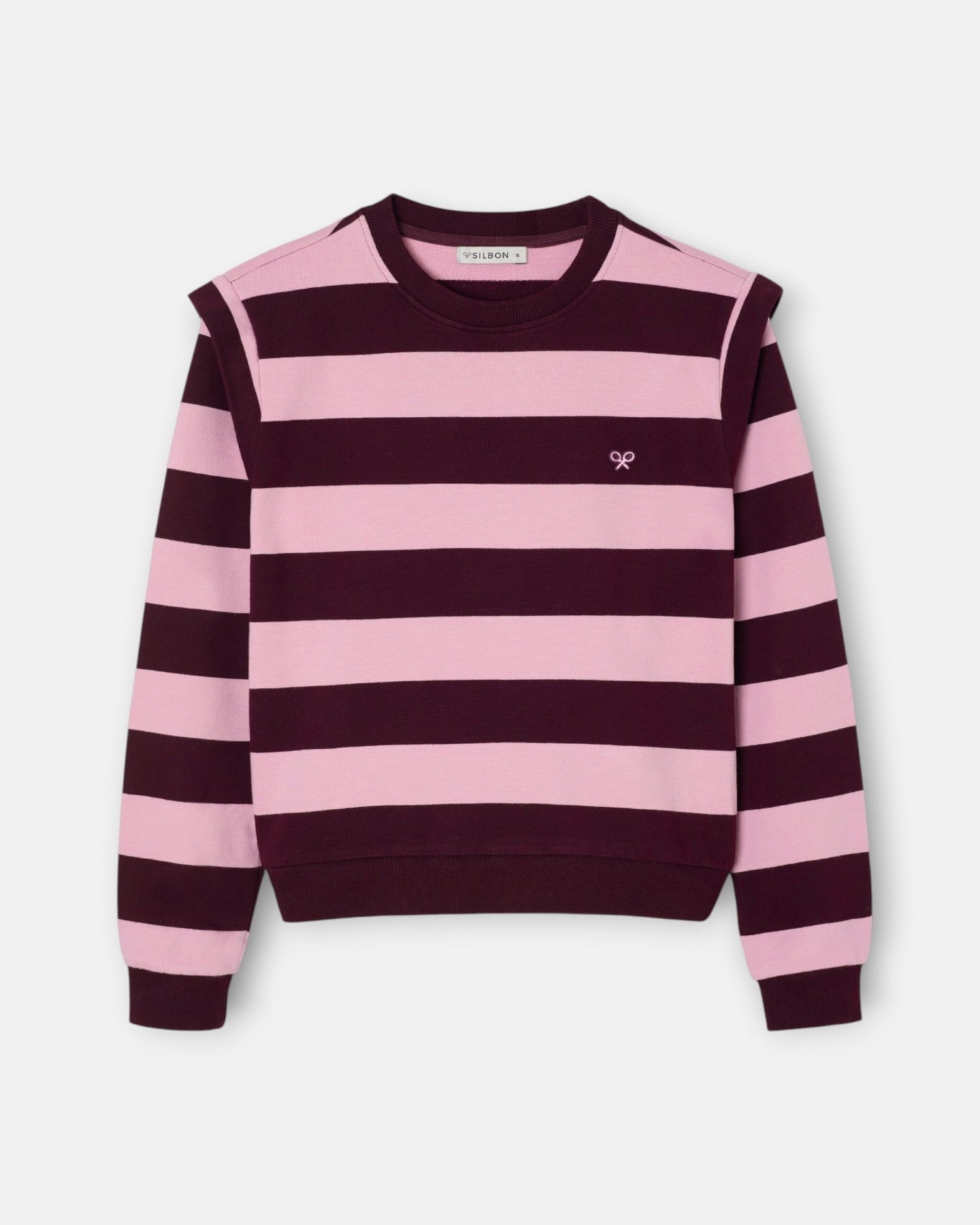 Imagem 0 de Sweatshirt com Ombreiras Às Riscas