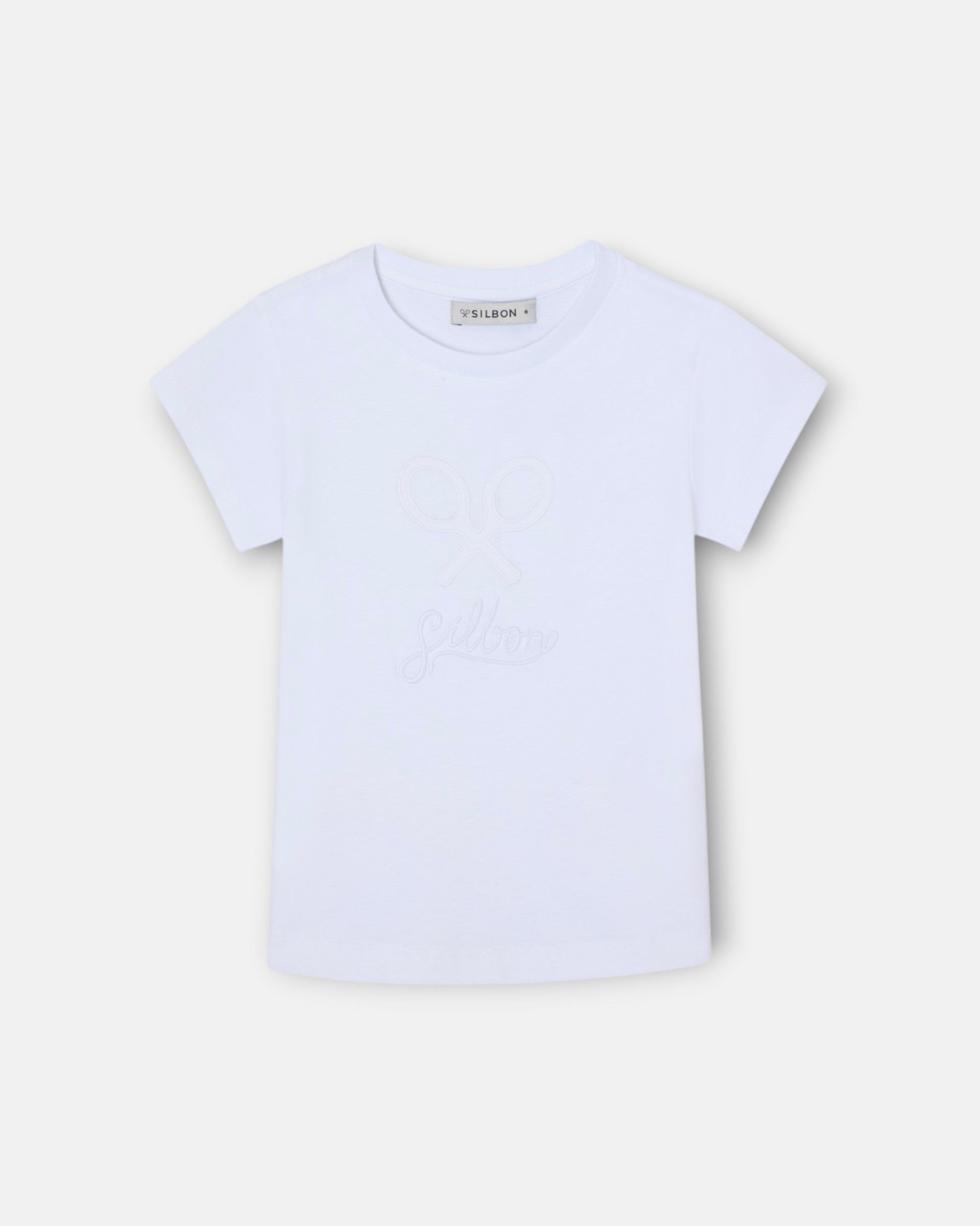 T-shirt Infantil Silbon Clássica Branco-4