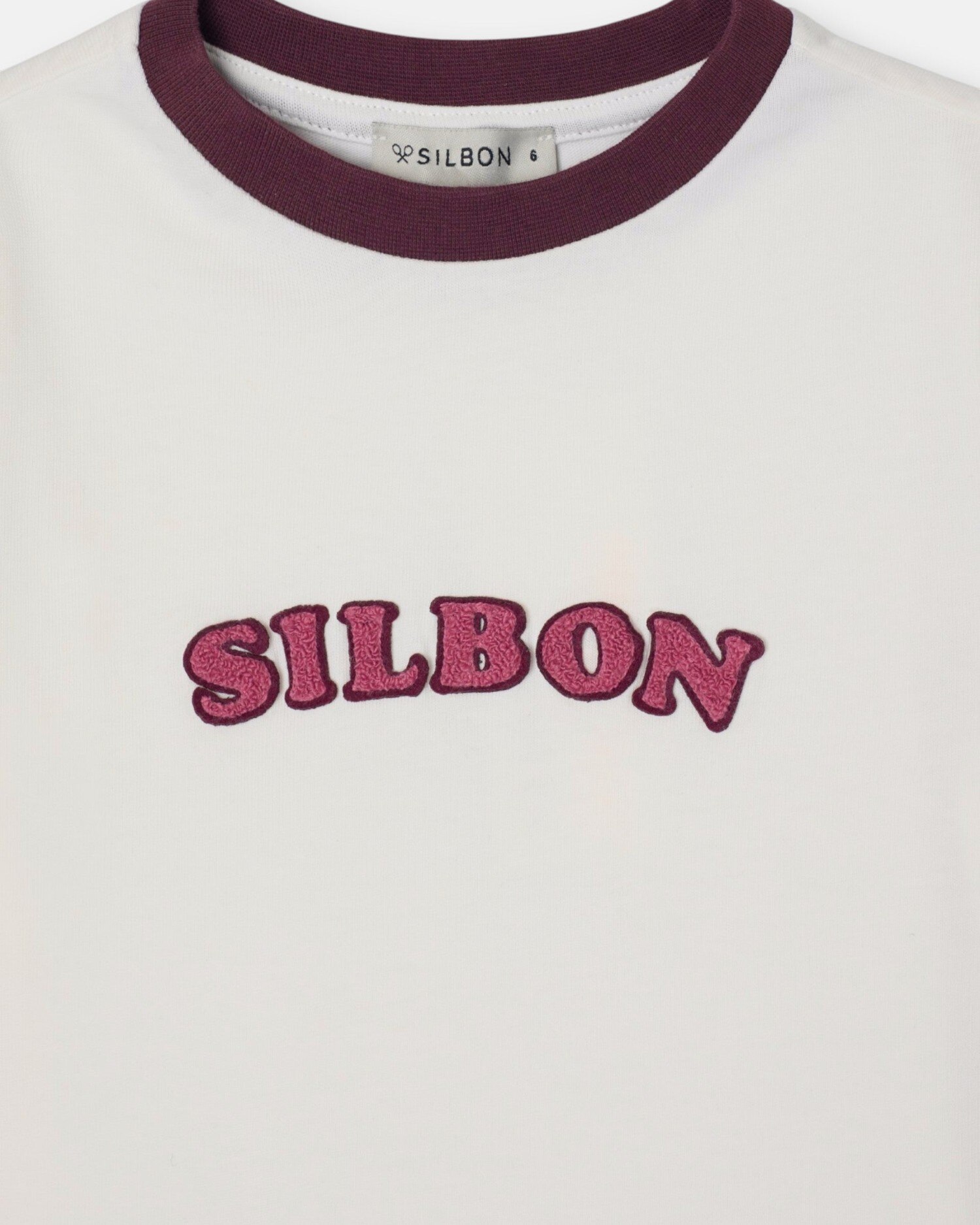 T-shirt Infantil Silbon Varsity Cru-2
