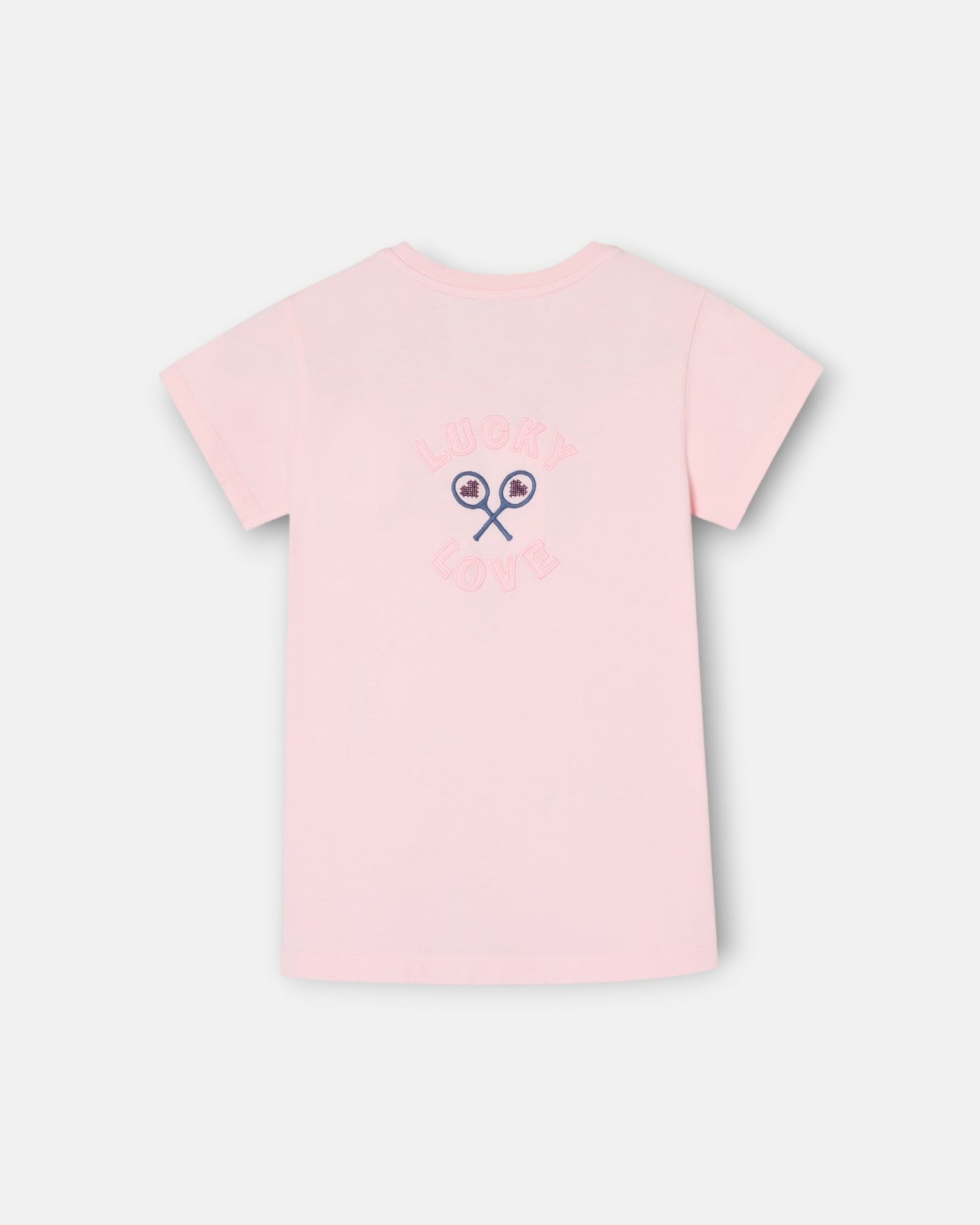 T-shirt Infantil Lucky Love Rosa-3