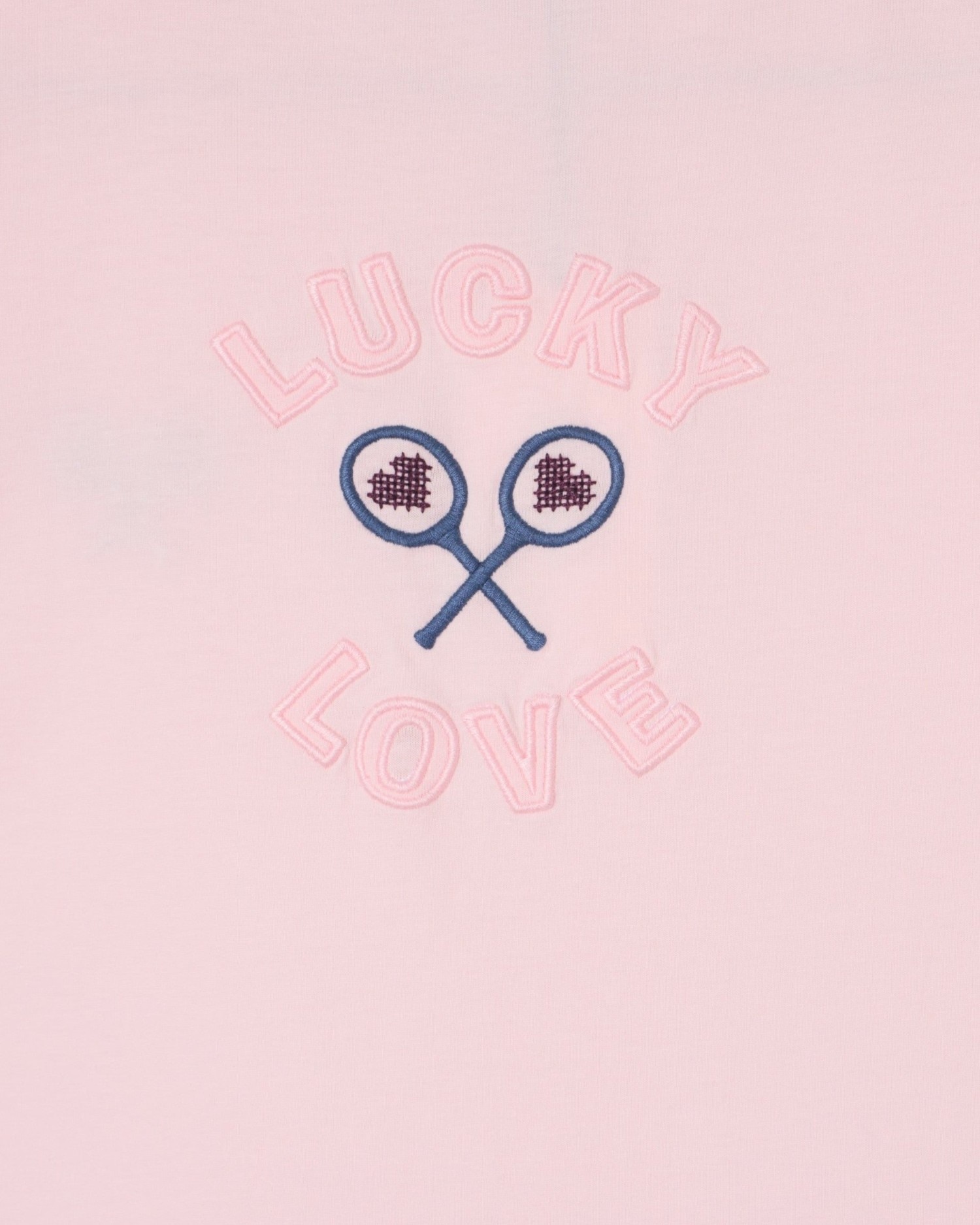 T-shirt Infantil Lucky Love Rosa-4