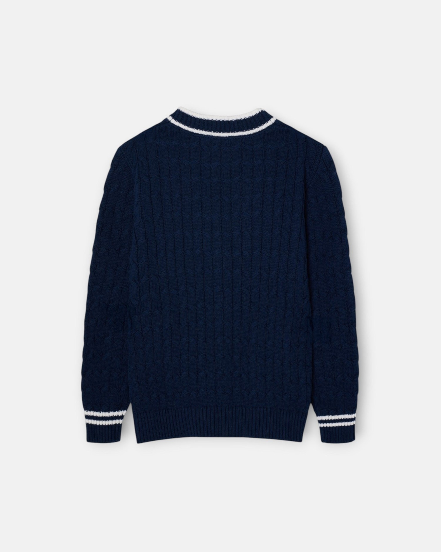 Cardigan College com Escudo Azul-marinho-5