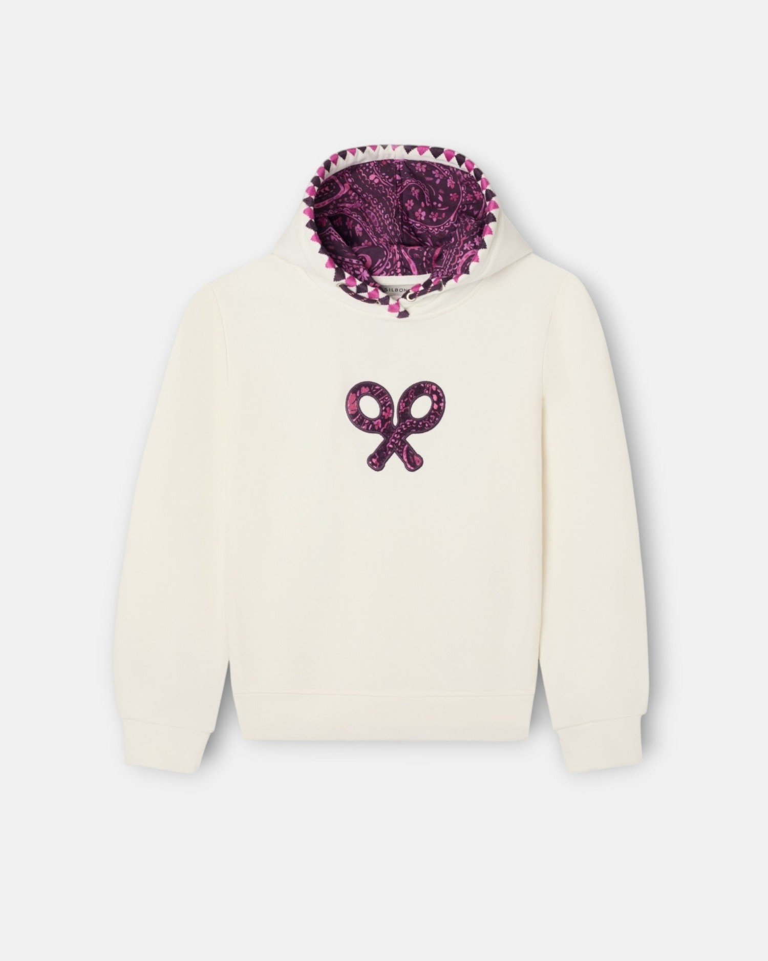 Imagem 0 de Sweatshirt Infantil com Capuz e Raquetes Estampadas