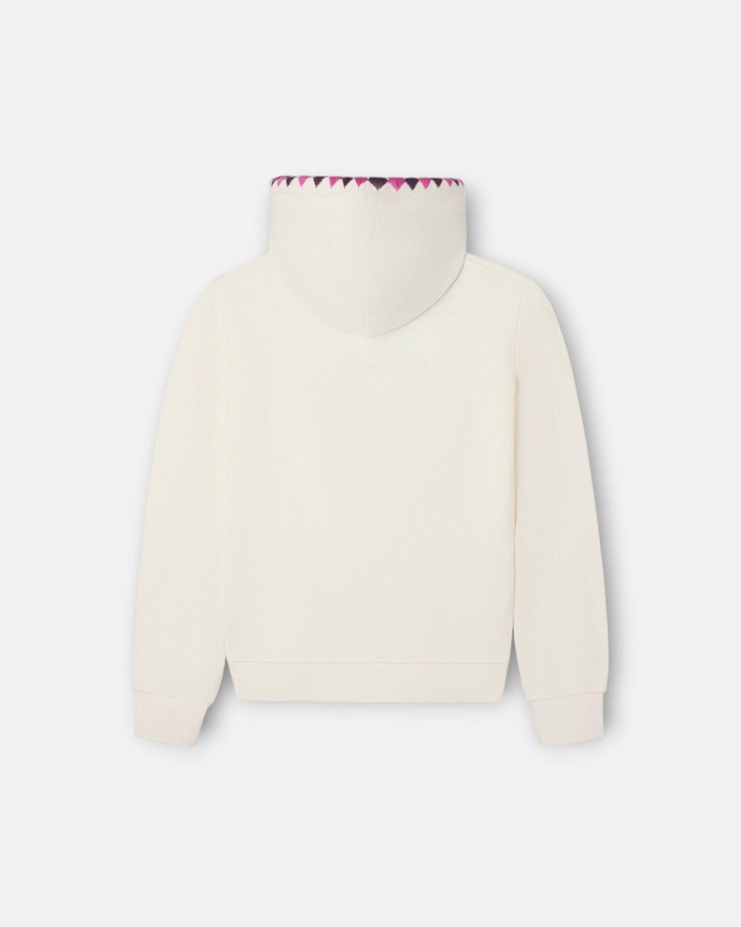 Sweatshirt Infantil com Capuz e Raquetes Estampadas Cru-3