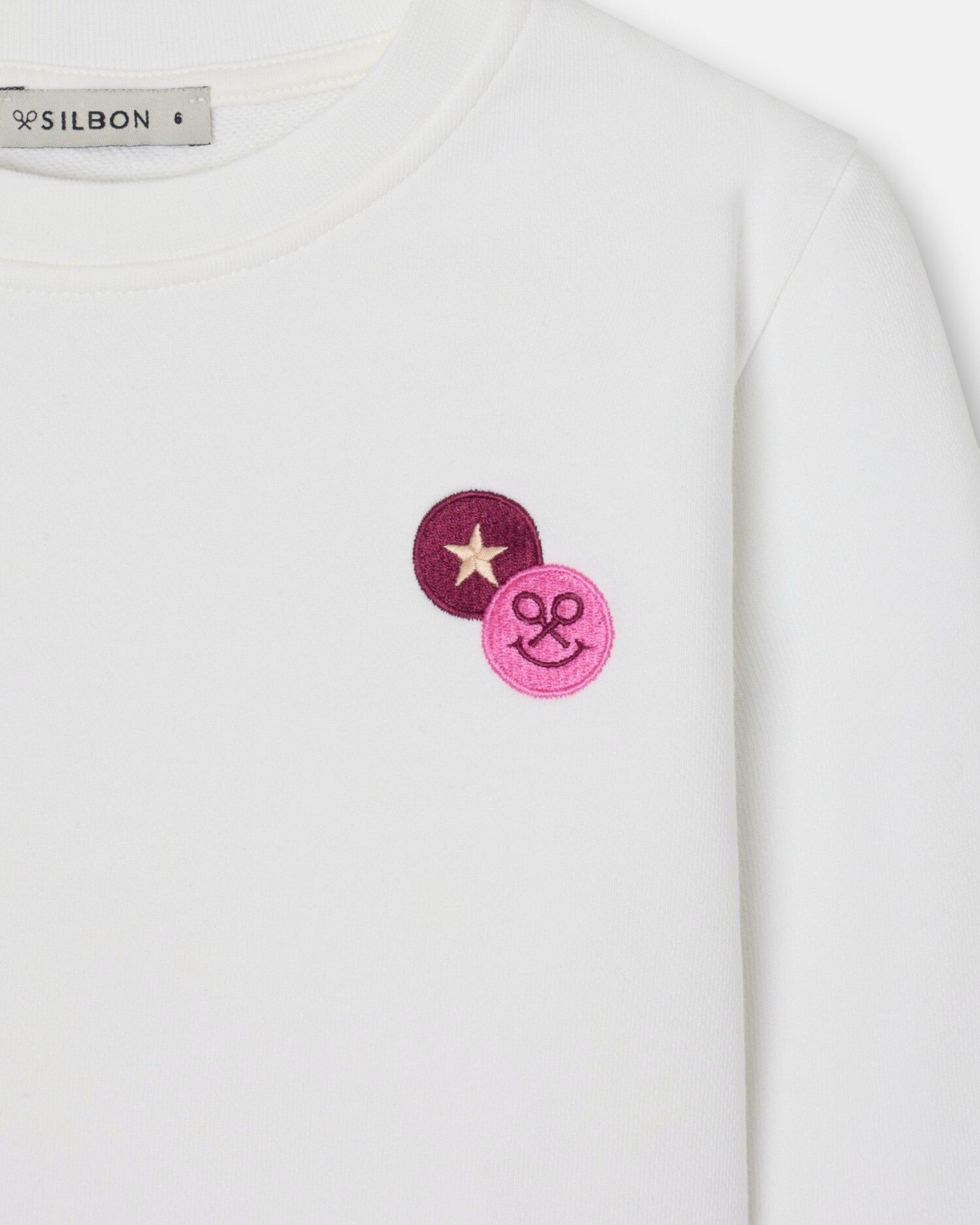 Sweatshirt Infantil Silbon Smile Cru-3