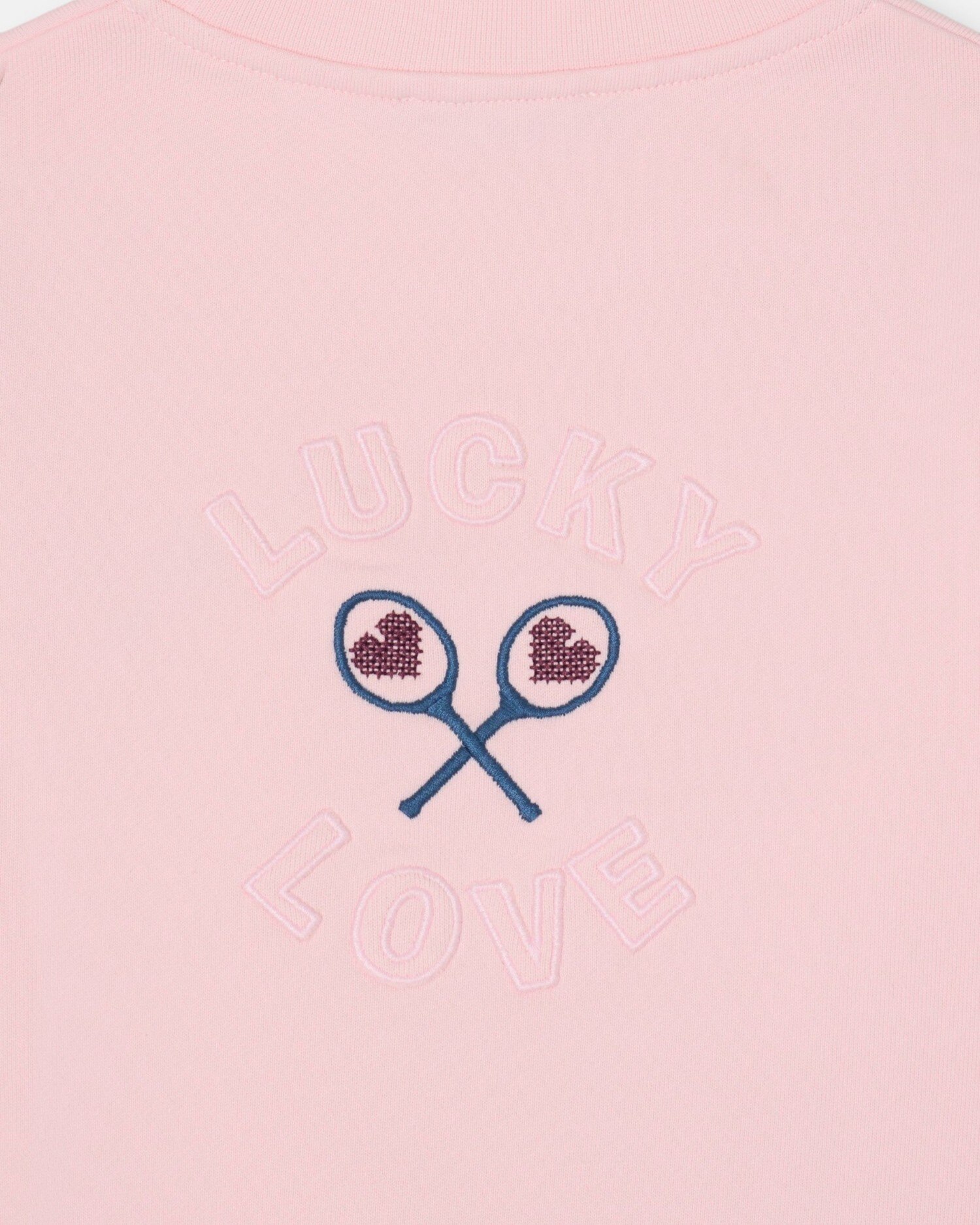 Sweatshirt Infantil Lucky Love Rosa-4