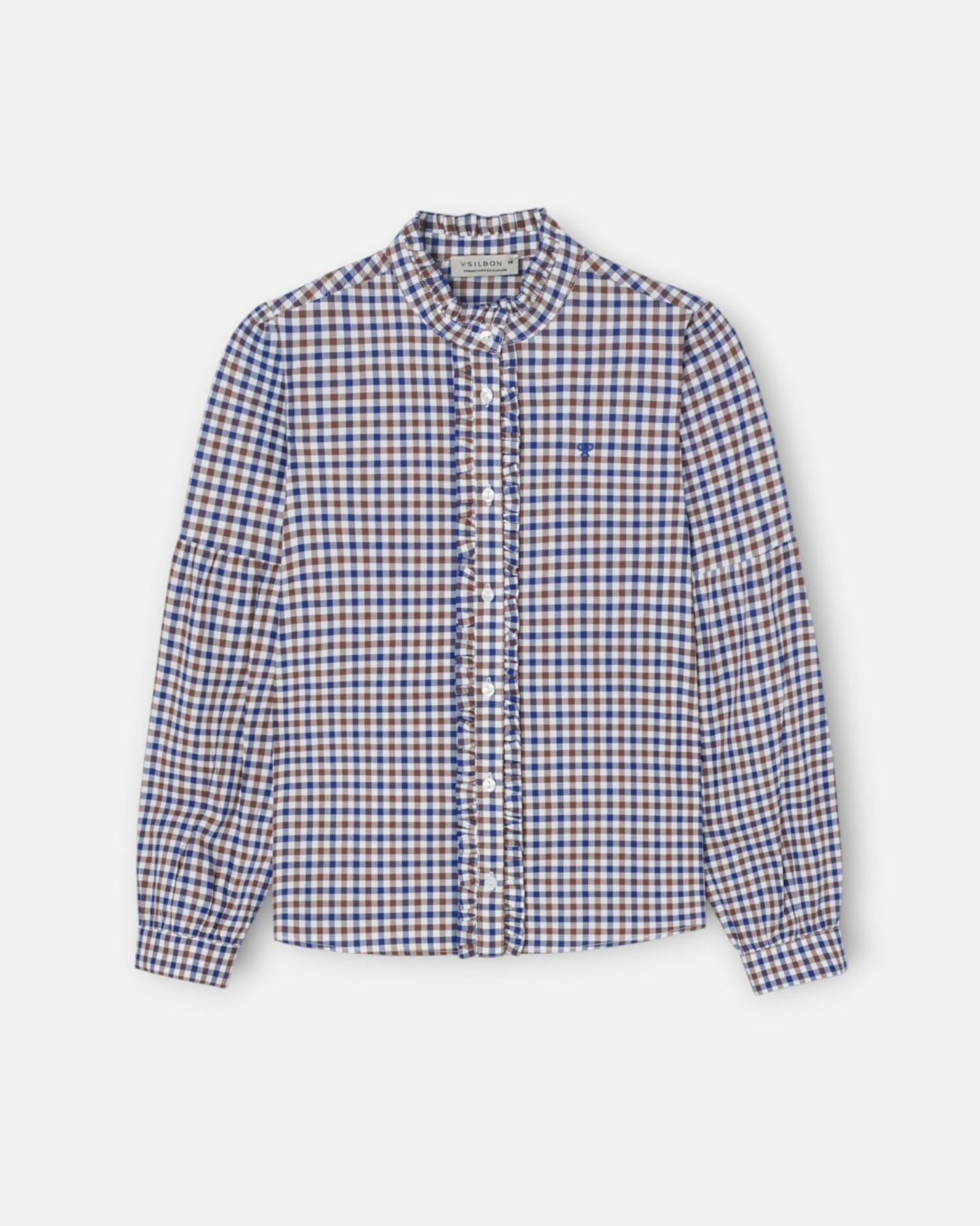 Camisa Aos Quadrados Azul-marinho-4