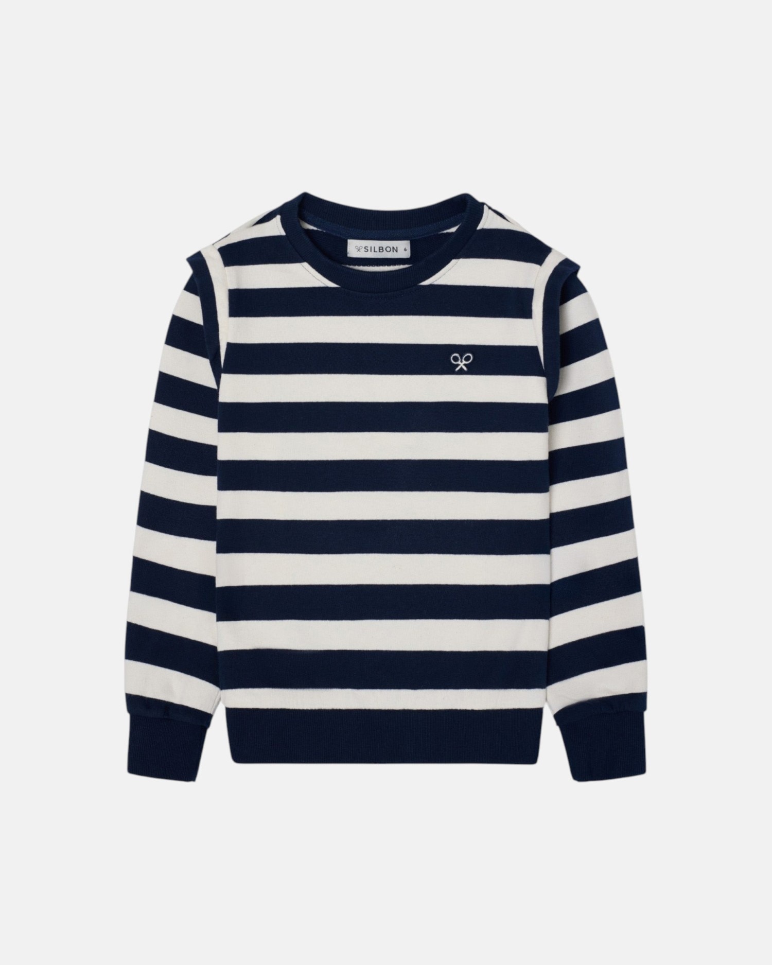 Imagem 0 de Sweatshirt Infantil com Ombreiras Às Riscas