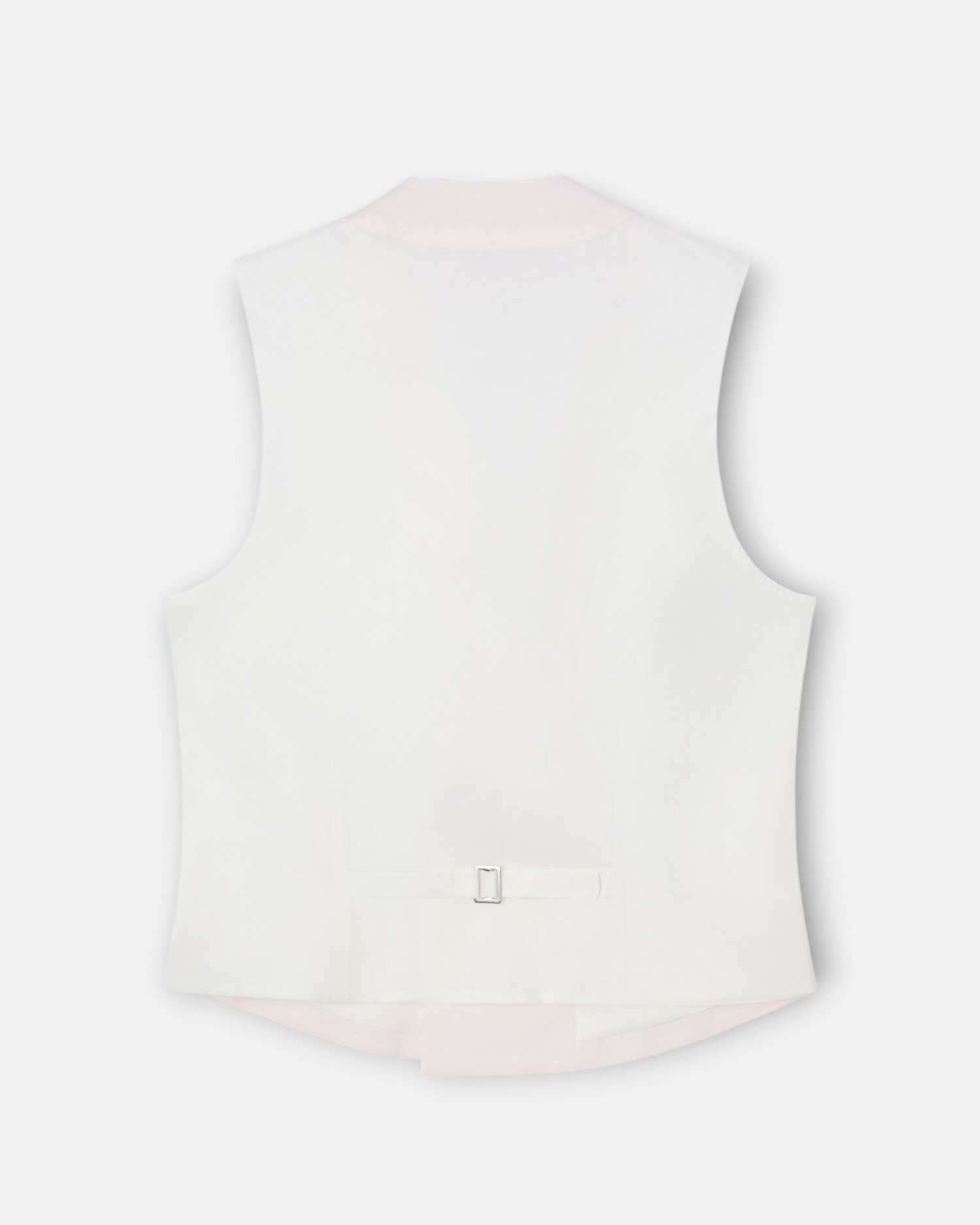 Colete de Fraque com Botões Duplos Rosa-claro-5