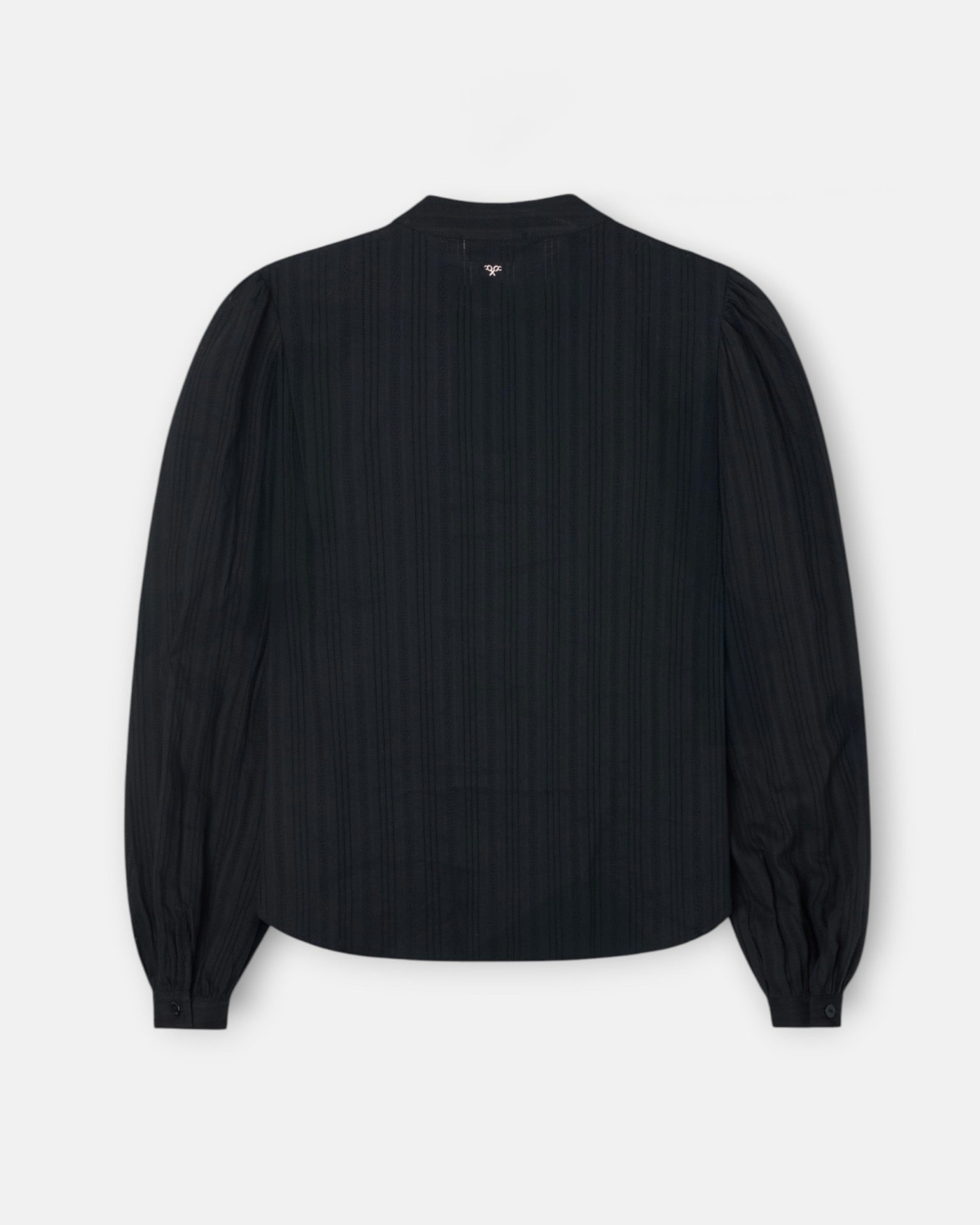 Blusa Romântica em Preto Preto-5