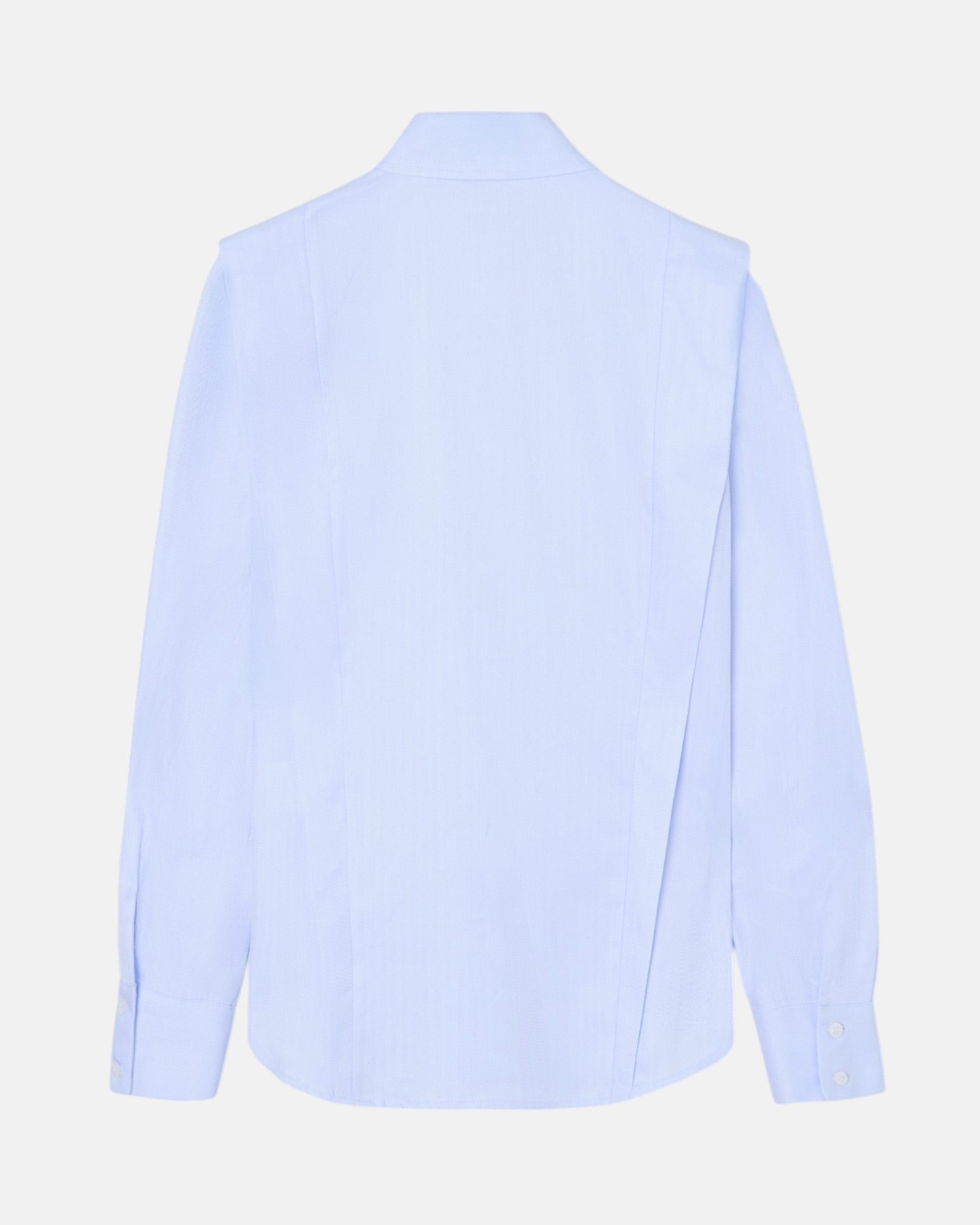 Camisa Estruturada Espiga Azul-5